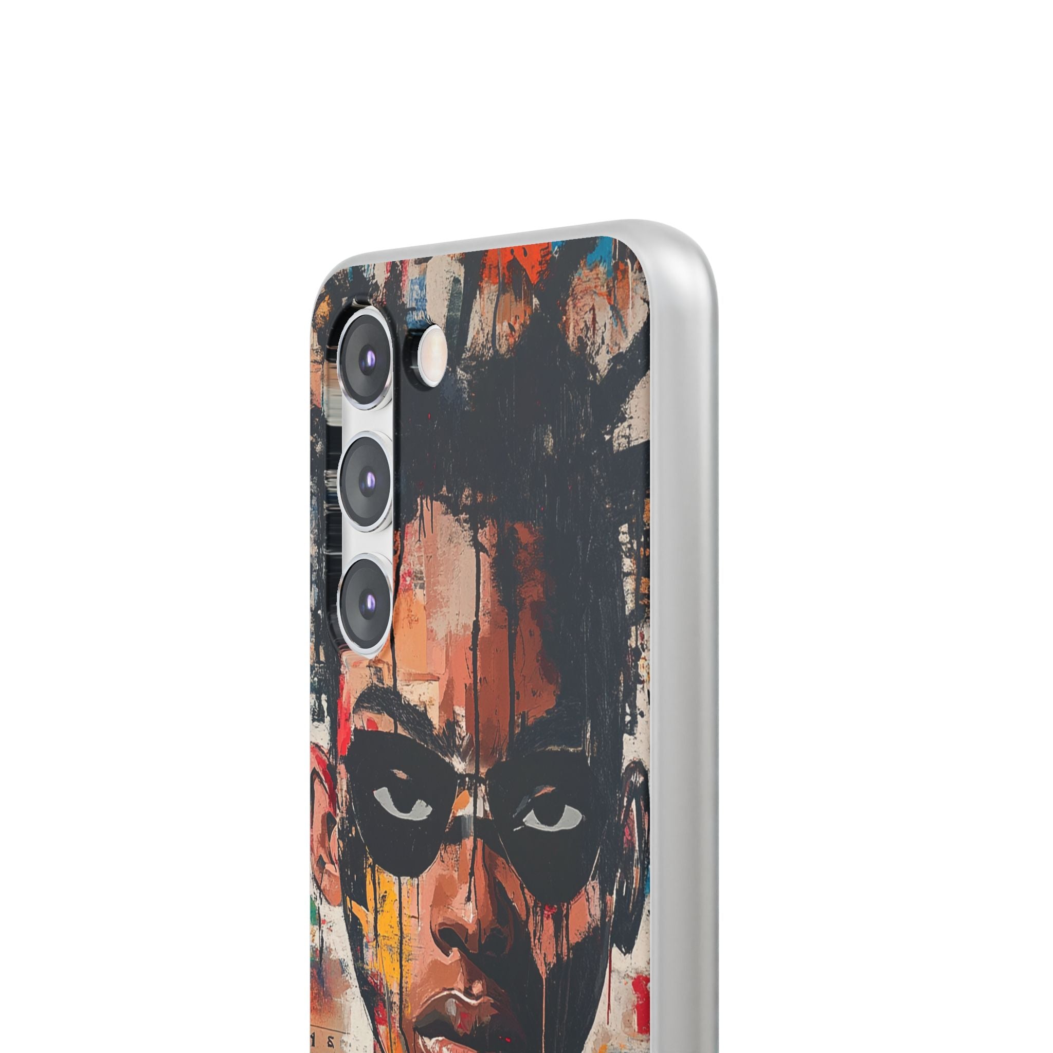 Masked Portrait Drips Samsung S23 Case - Soft
