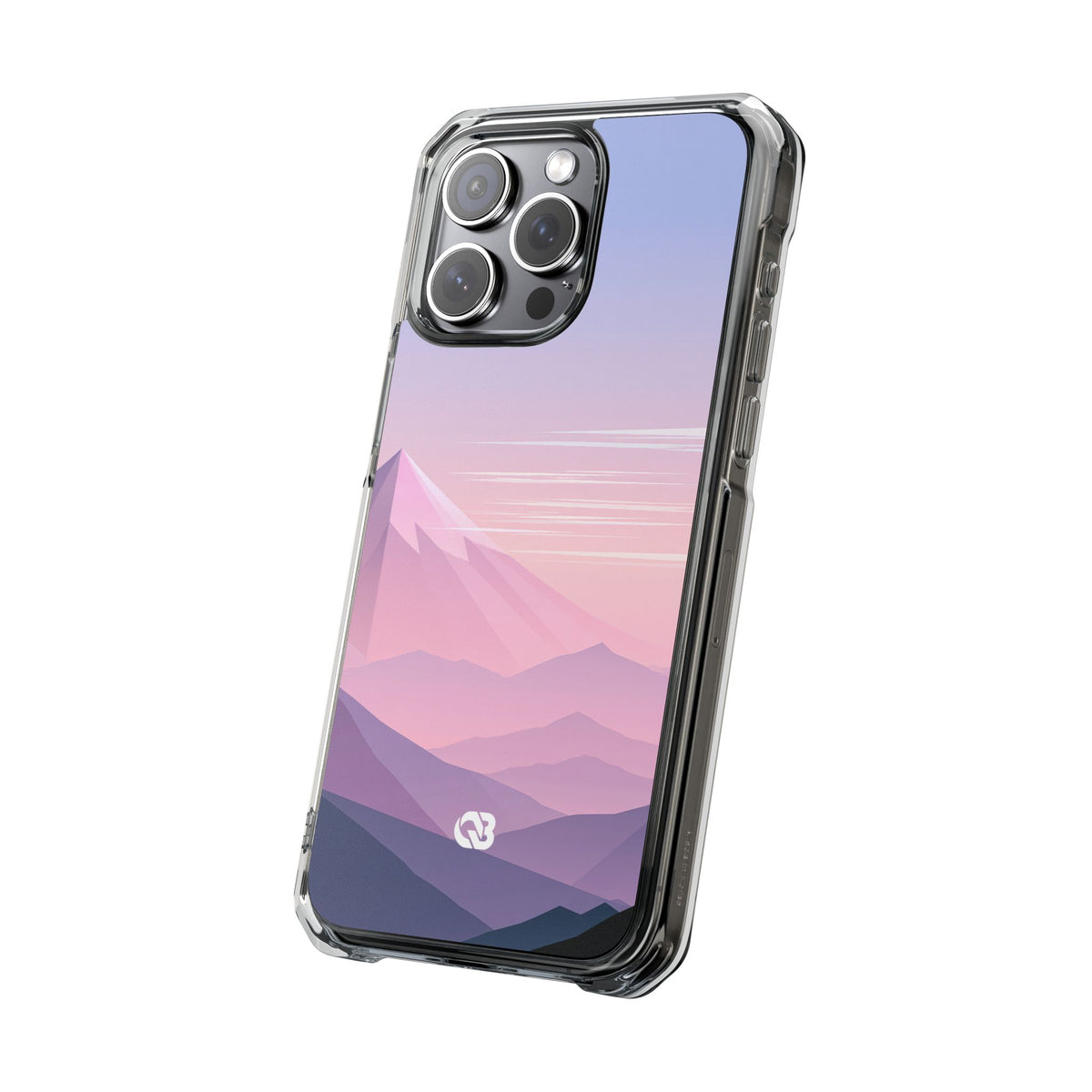 Purple Impact MagSafe Phone Case for iPhone - Lavender Alpine Dawn
