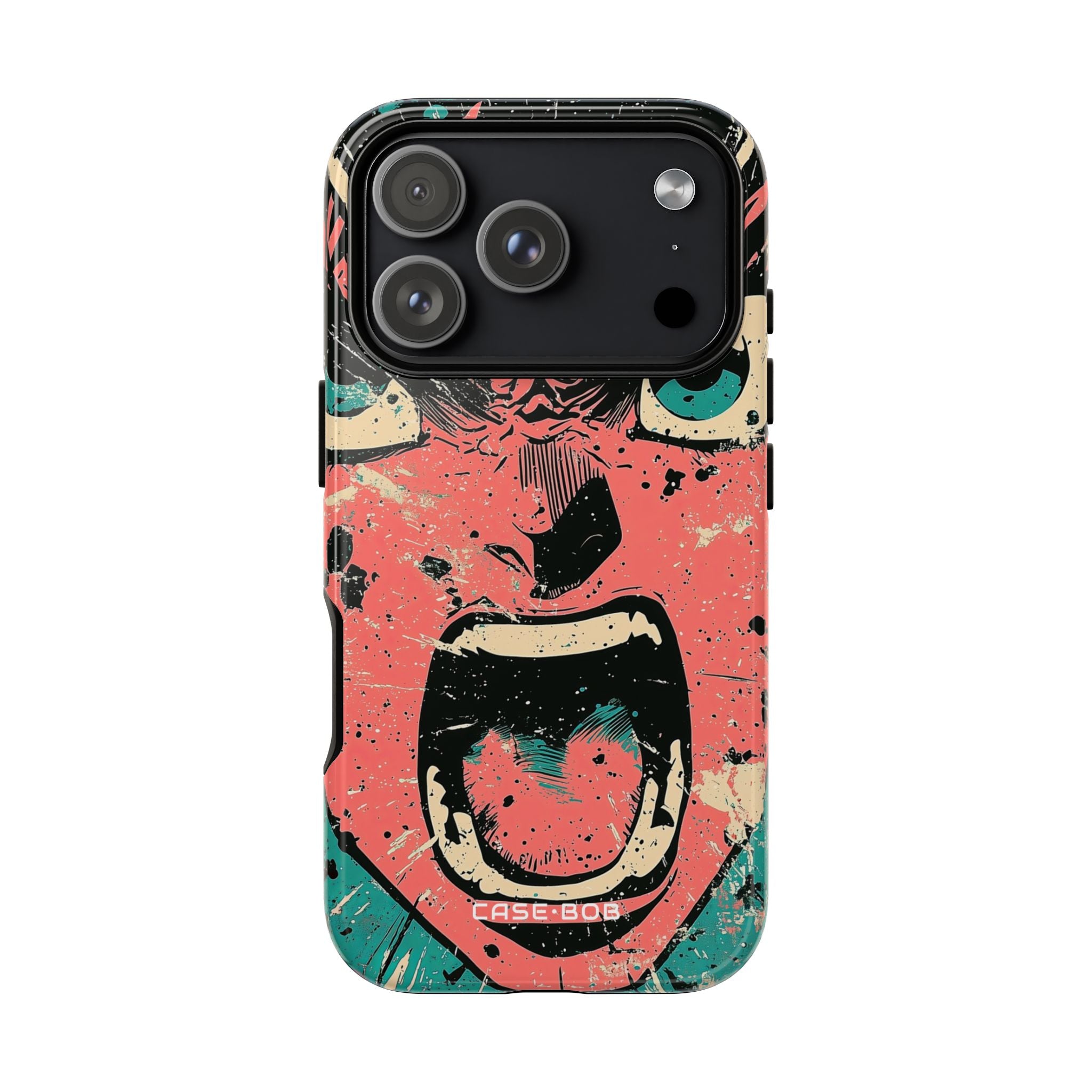 Screaming Face Pink iPhone 17 Pro Case - Tough - CASE•BOB