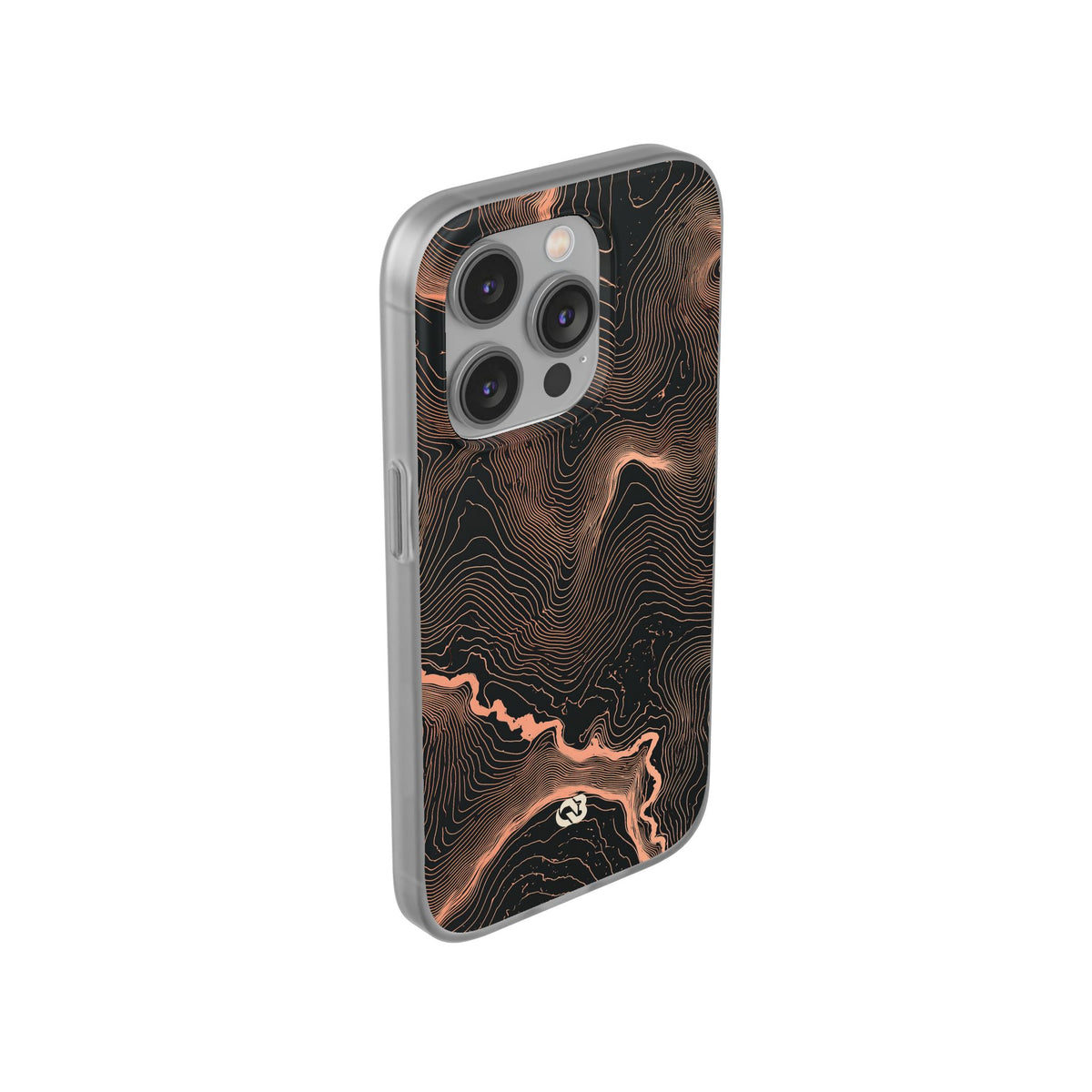 Mesa Elevation Contour · Lite Phone Case for iPhone · Black