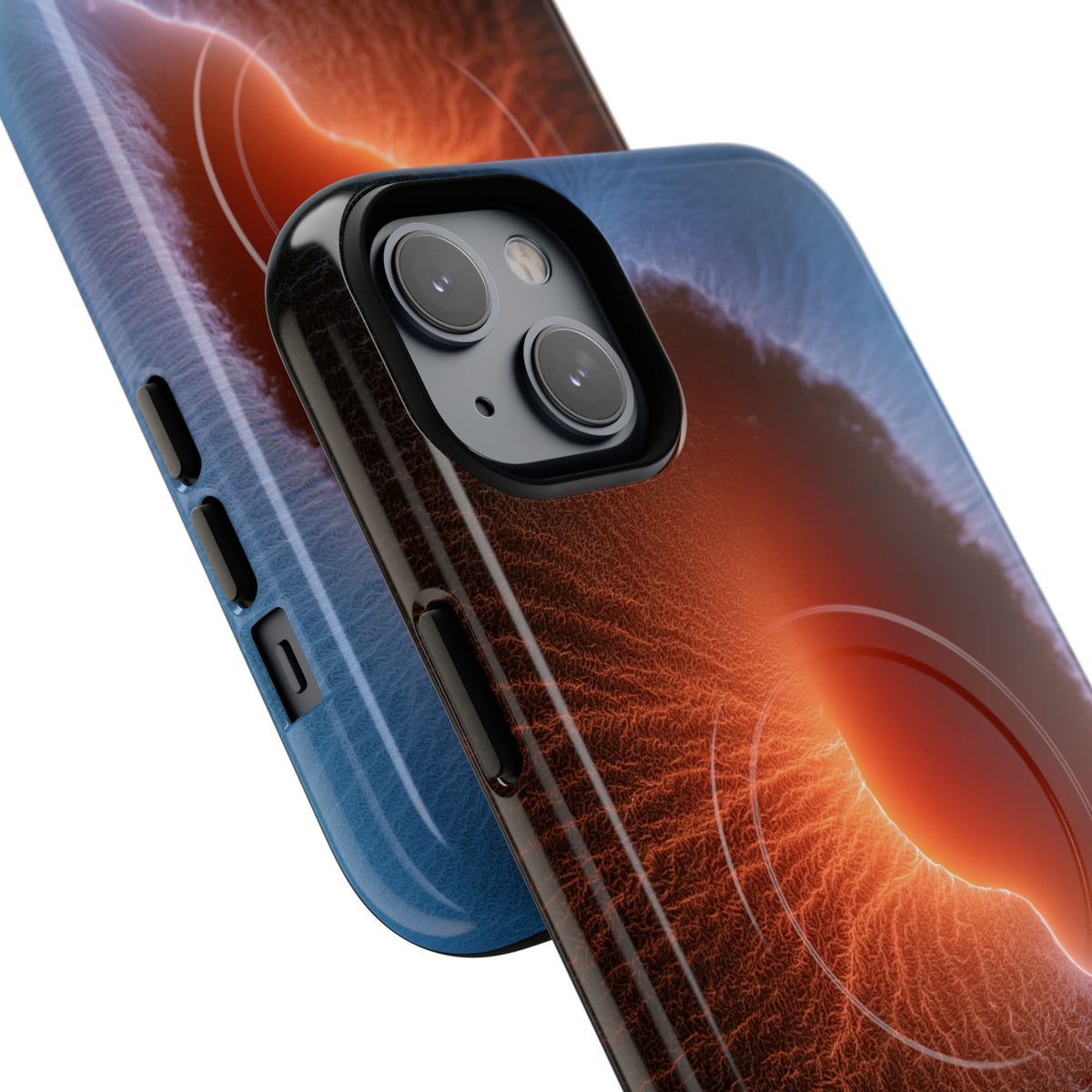 Thermal Aura Pulse · Tough 2.0 Magnetic Phone Case for iPhone · Blue