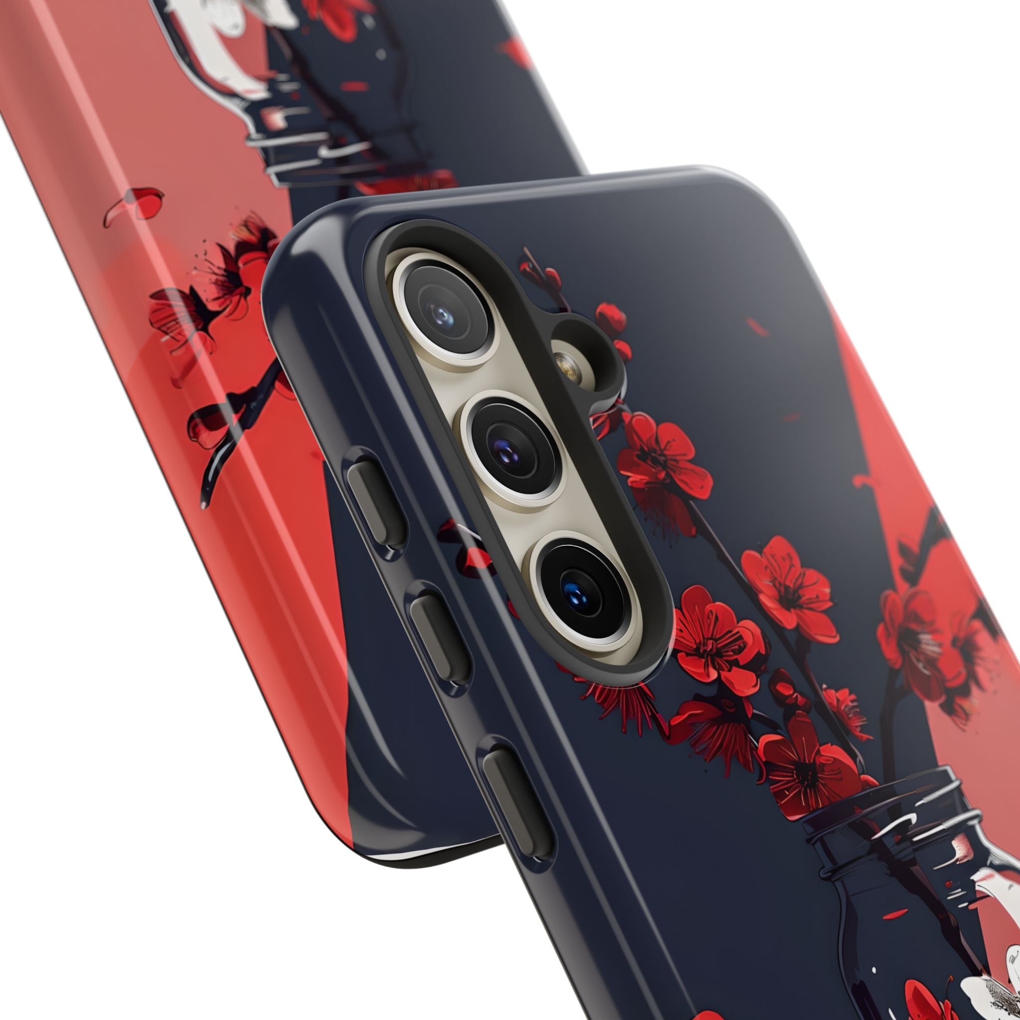 Crimson Blossom Jar · Tough etui na telefon Samsung