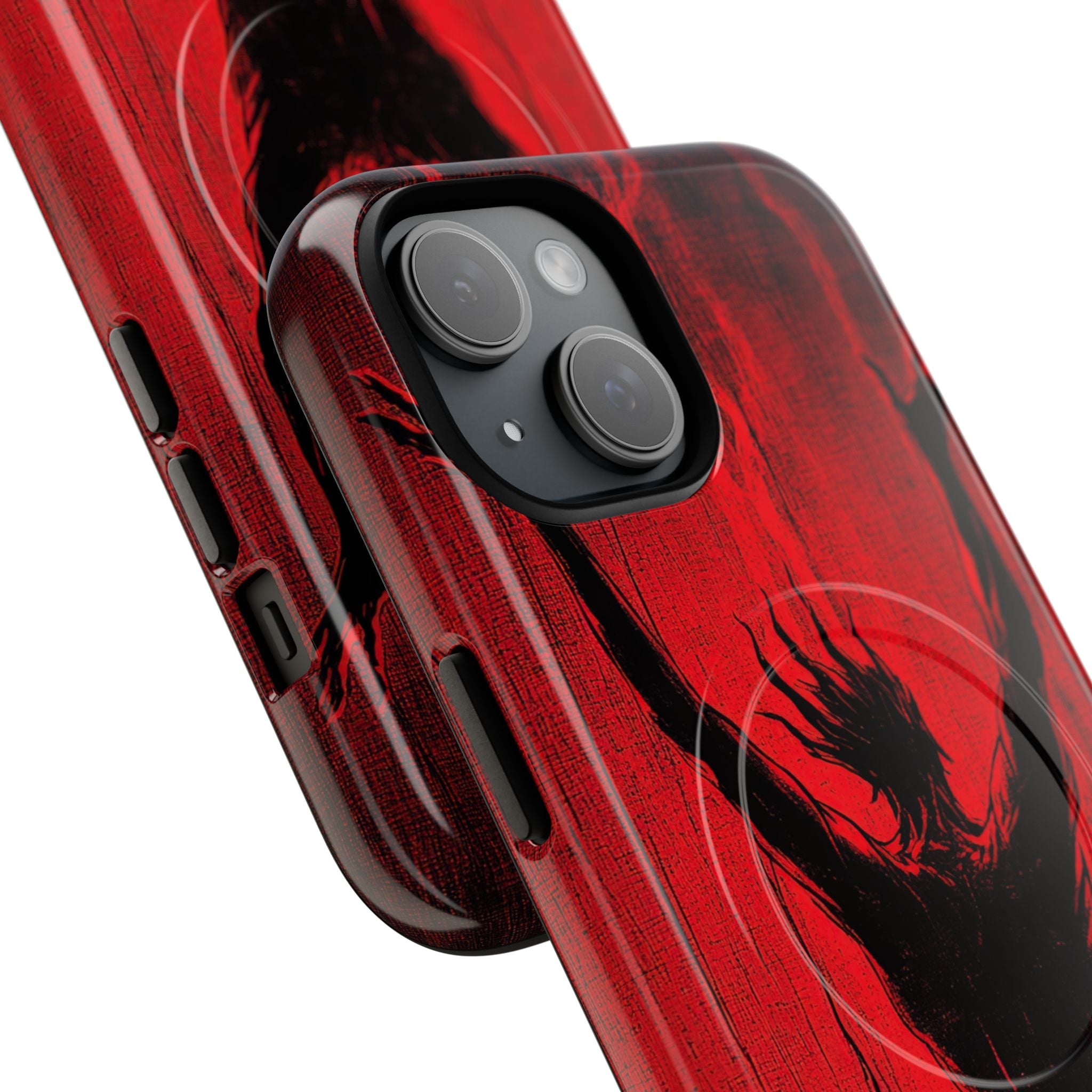 Crimson Uprising iPhone 15 Case - Tough+