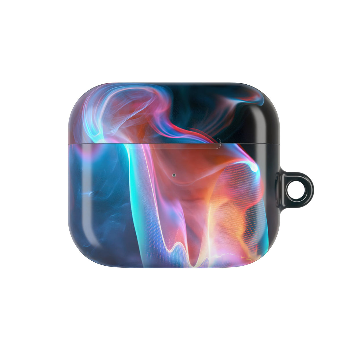 Neon Waveform · Hard Case for AirPods & AirPods Pro · Black