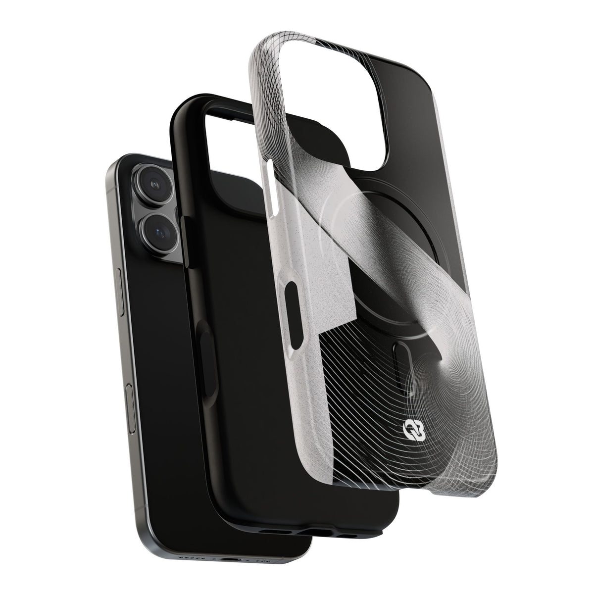 Orbital Helix · Tough 2.0 Magnetic Phone Case for iPhone · Black