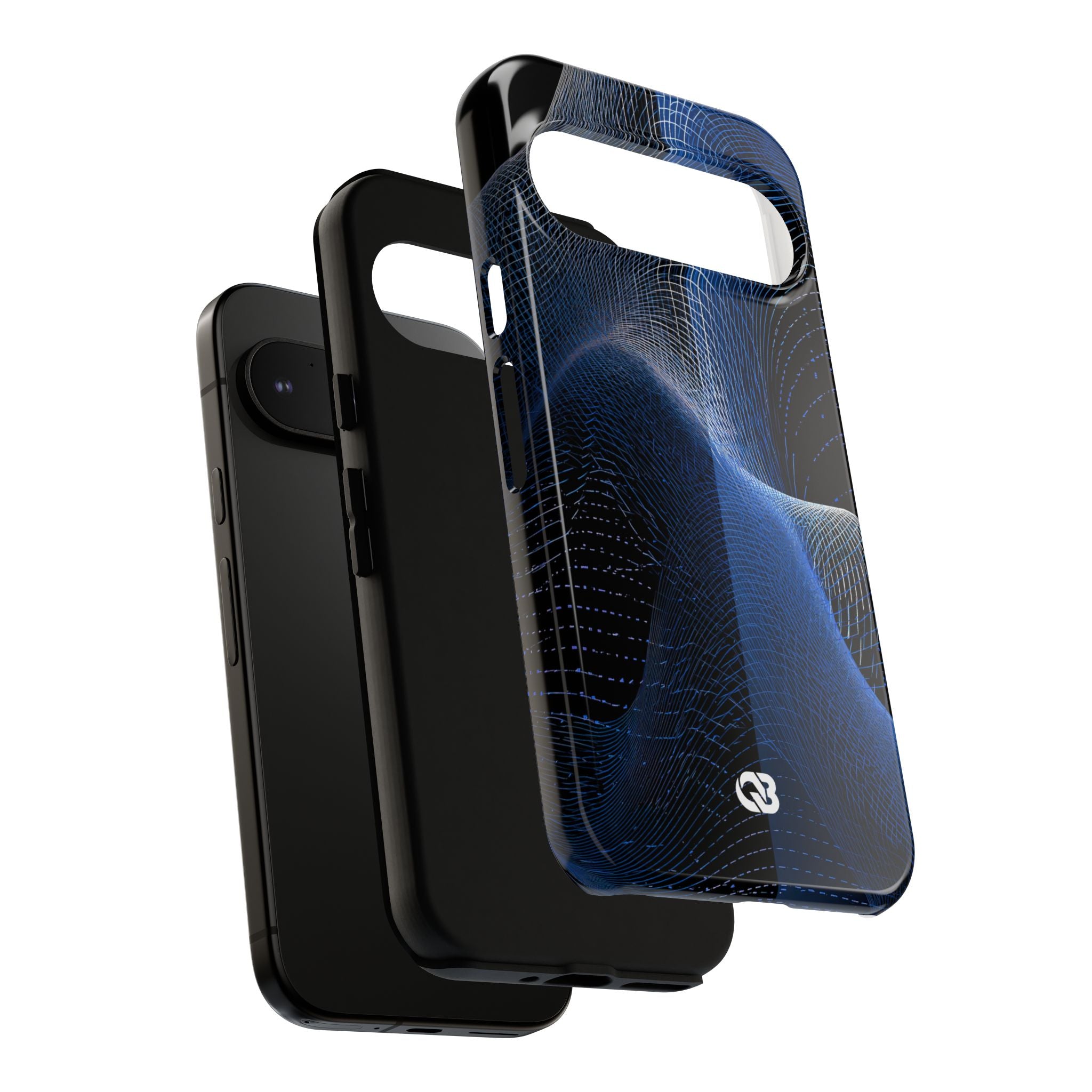 Blue Tough Phone Case for Google Pixel - Electric Blue Flux