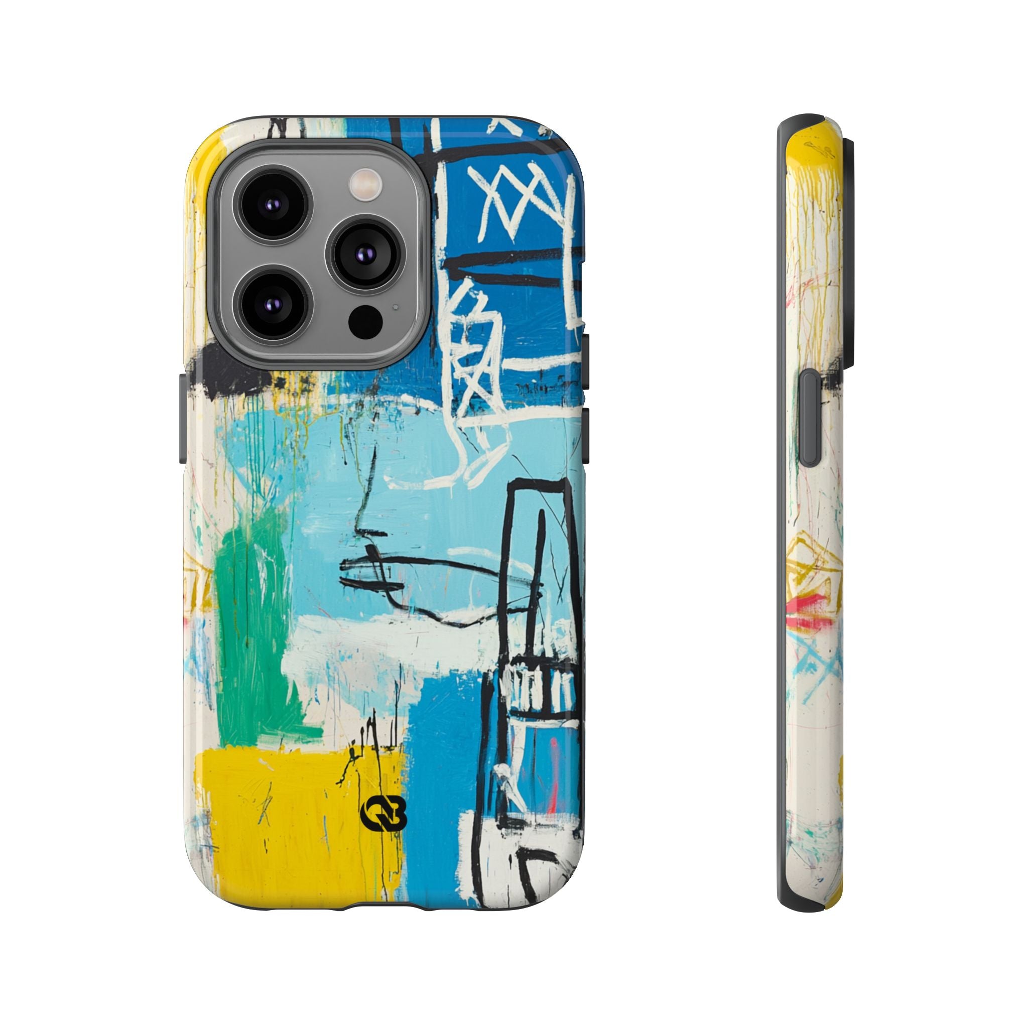 Azure Urban Scribble · Tough Phone Case for iPhone