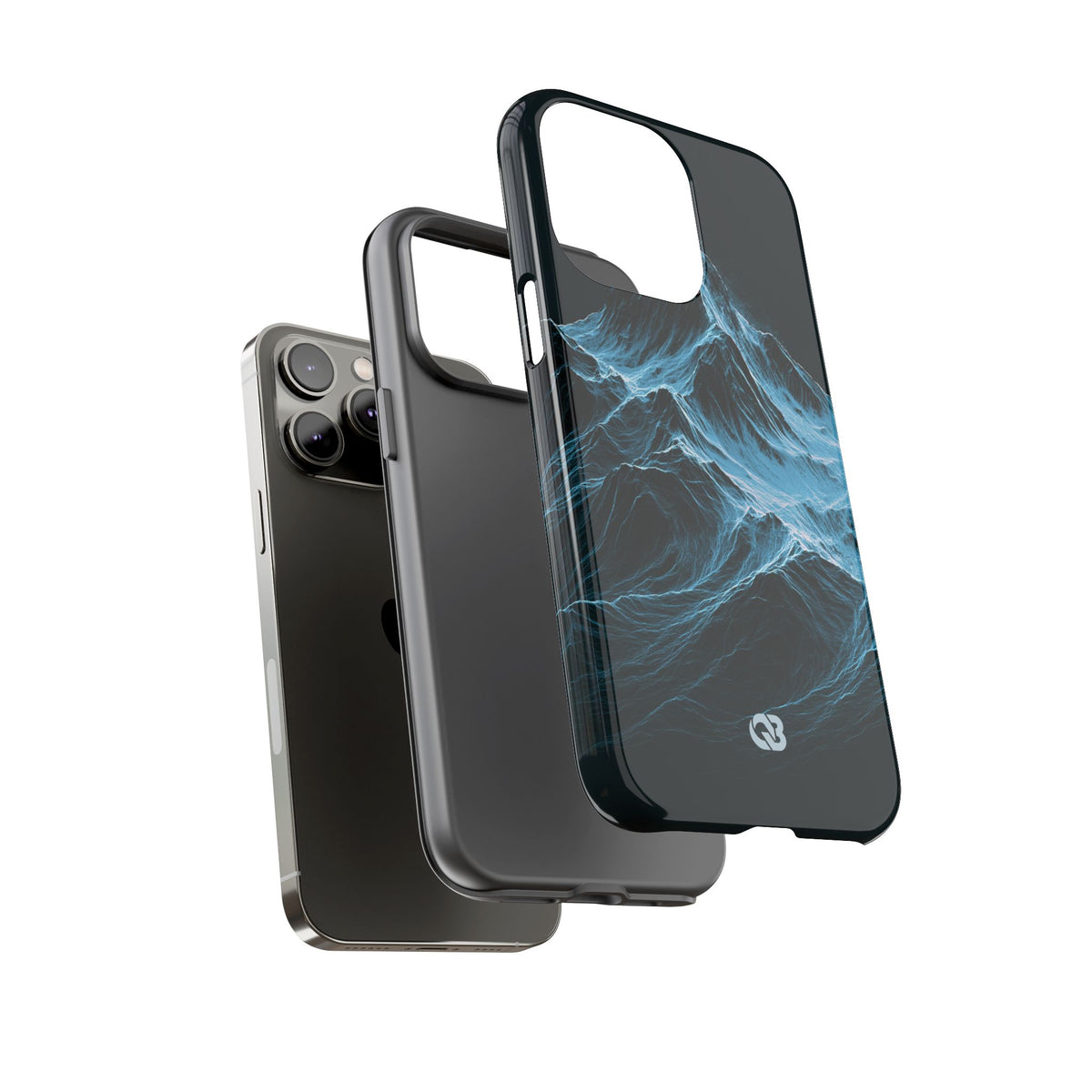 Nordic Frost Peak · Tough Phone Case for iPhone · Blue