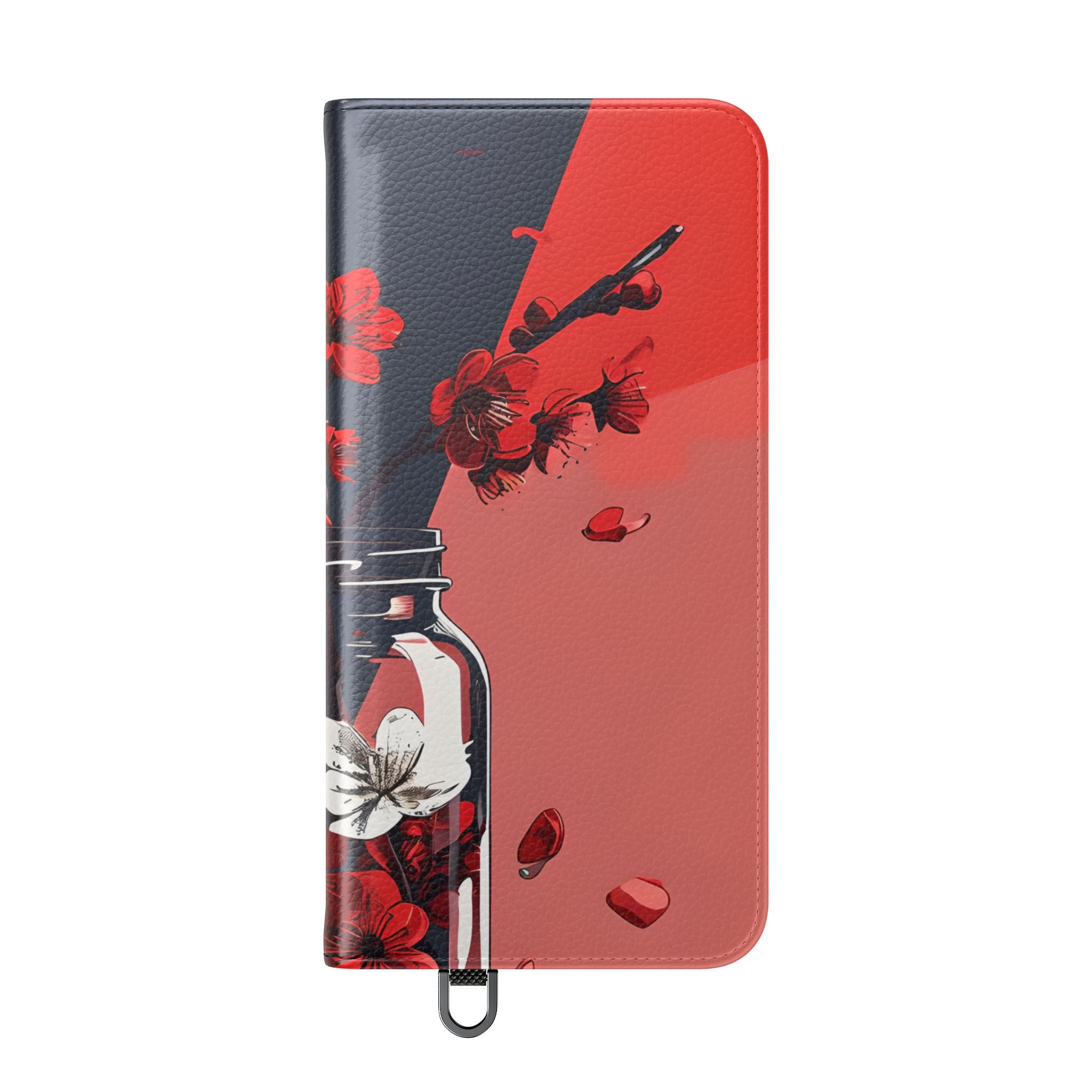 Cherry Blossom Jar - Samsung S25+ Case - Wallet