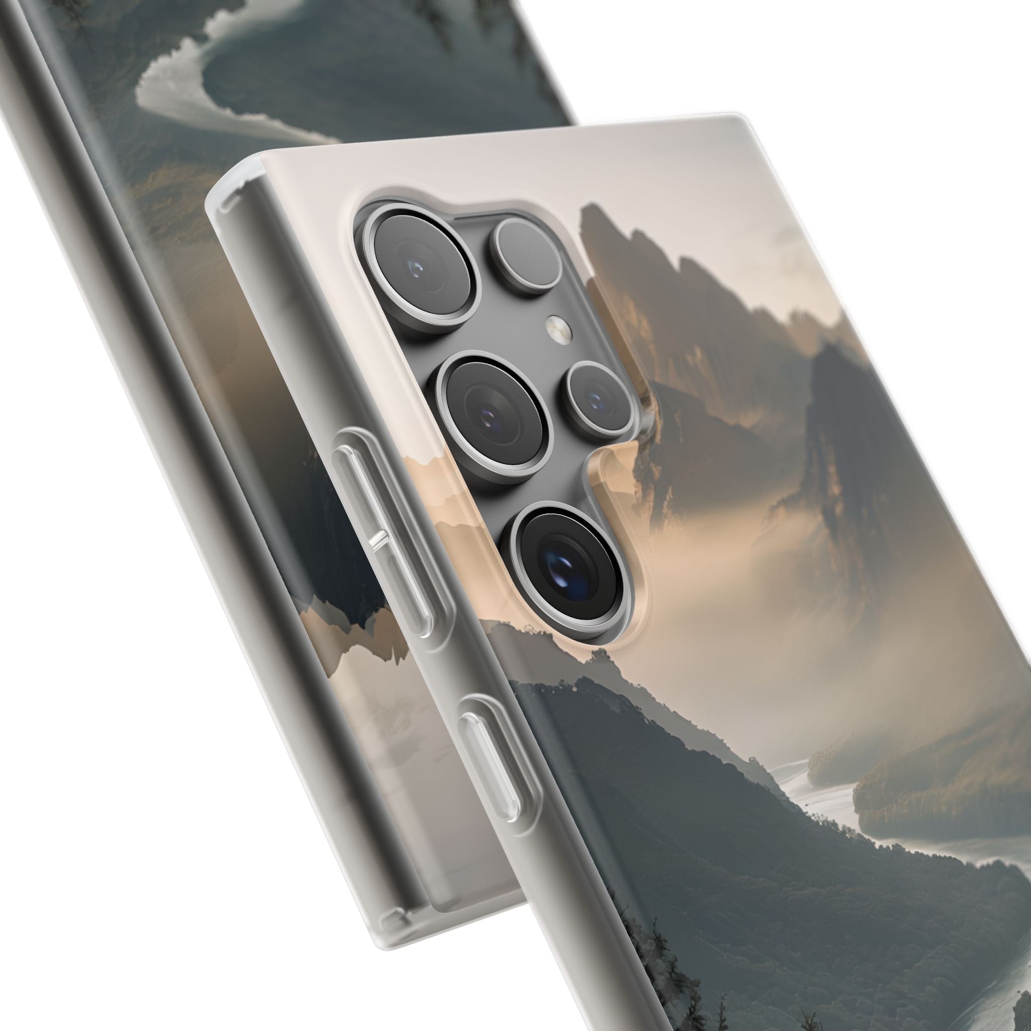 Golden Summit Valley · Soft Handyhülle für Samsung