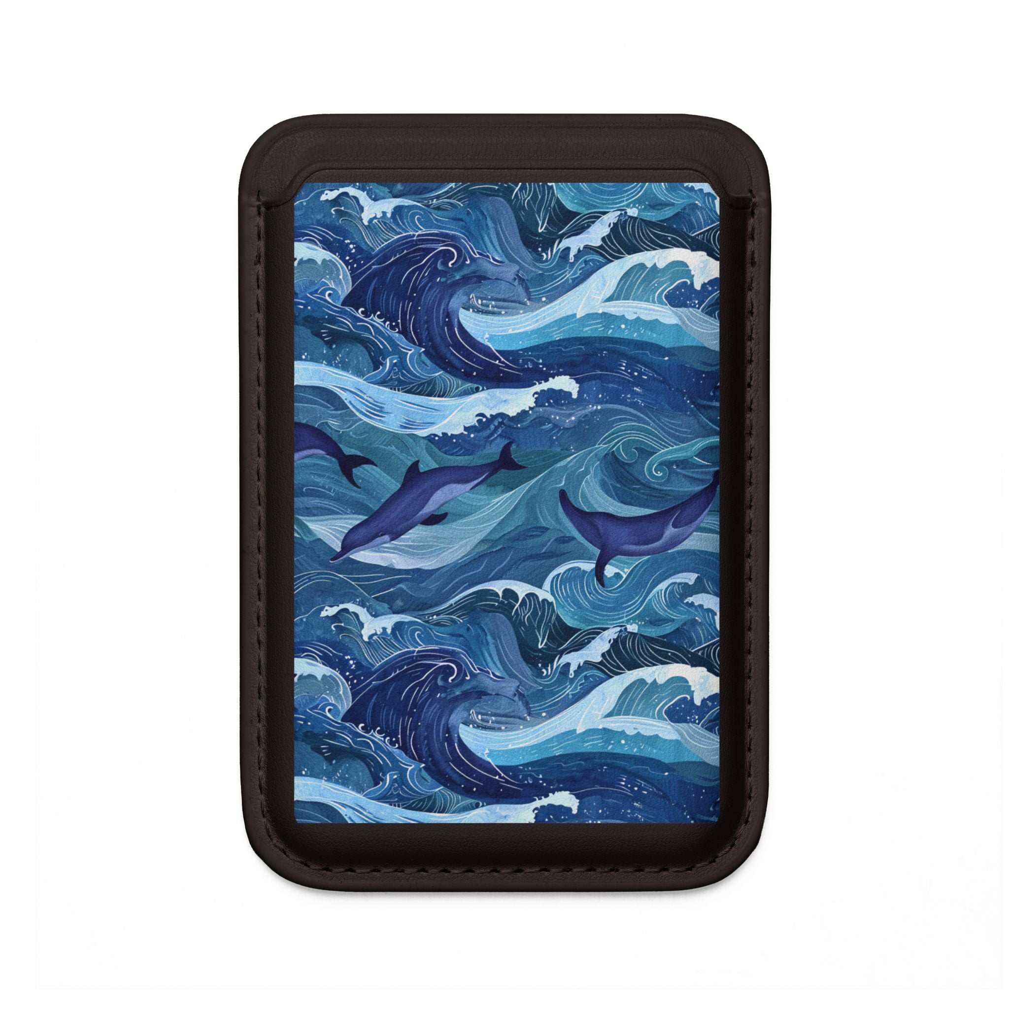 Dolphin Wave Dance Wallet – MagSafe Ready