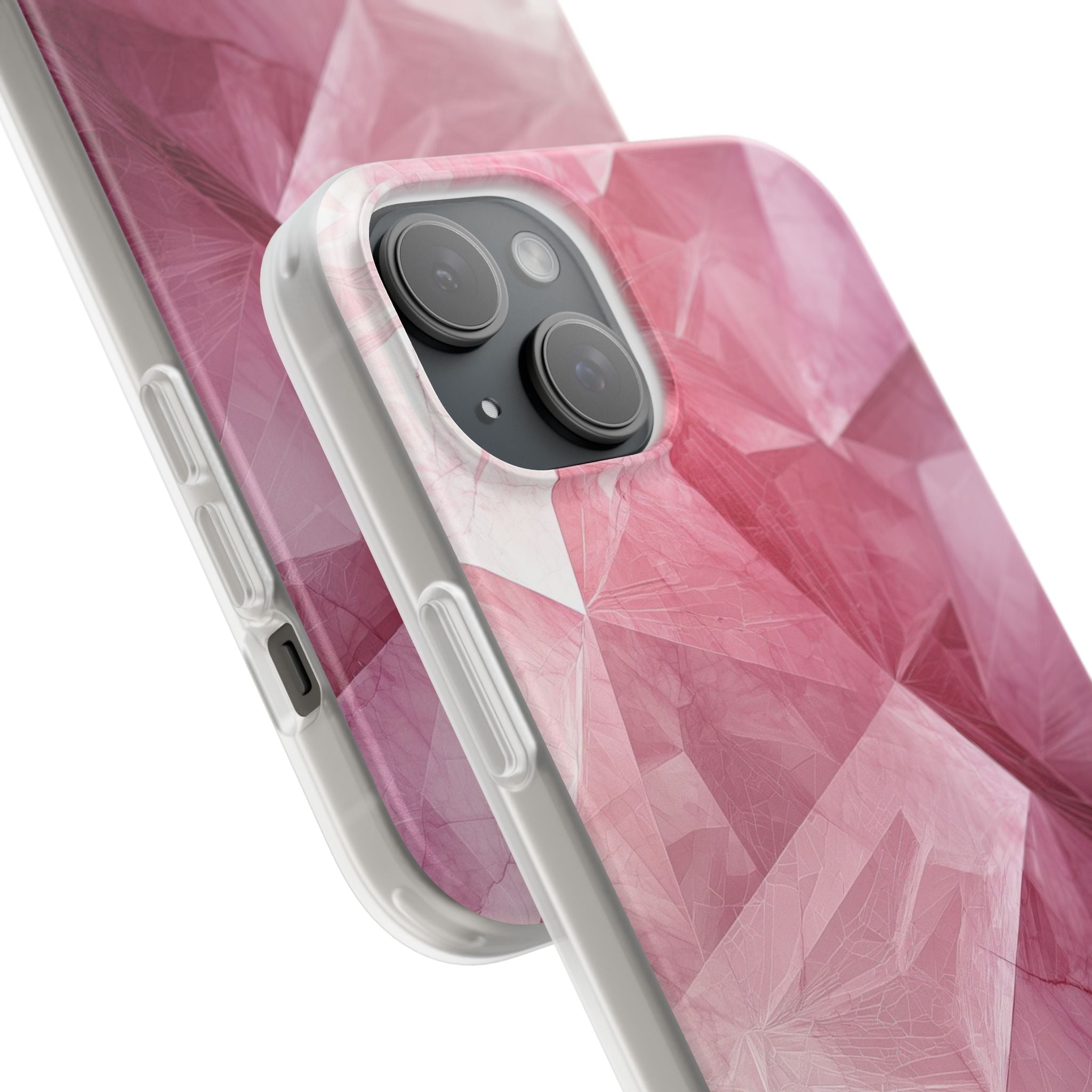 Kristallen aders iPhone 15 Plus hoesje - Soft