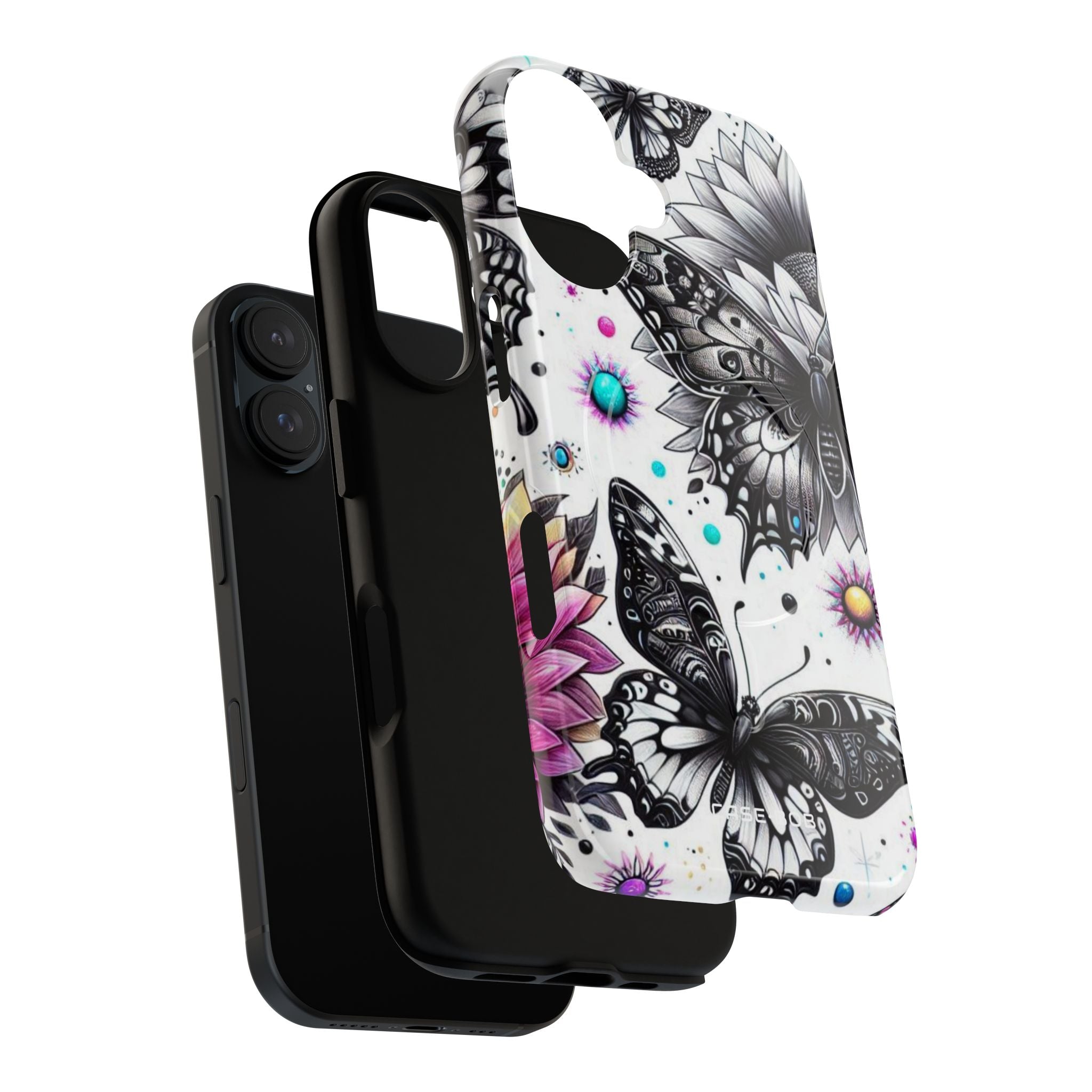Butterfly Bloom iPhone 16 Case - Tough+