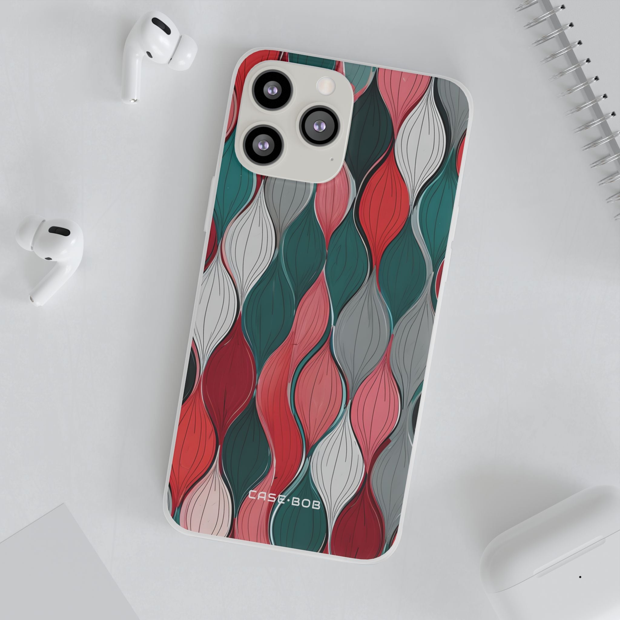 Lehväkaskadi Teal iPhone 13 Pro Max - Soft