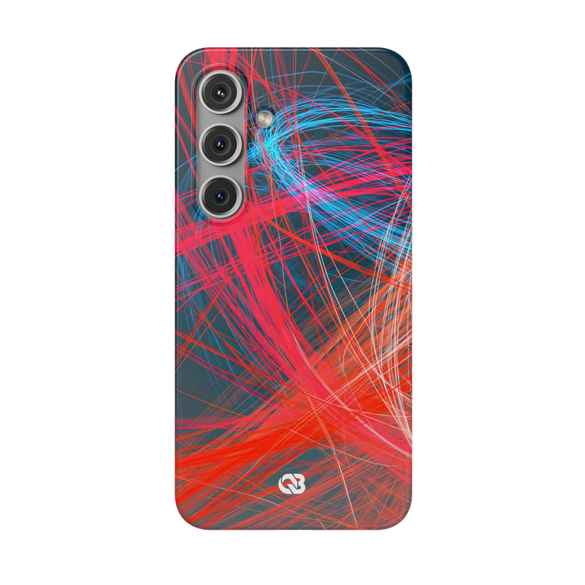 Neon Fiber Stream · Lite Phone Case for Samsung · Red