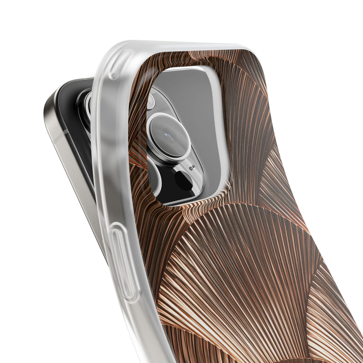 Rose Gilded Fan · Lite Phone Case for iPhone · Gold