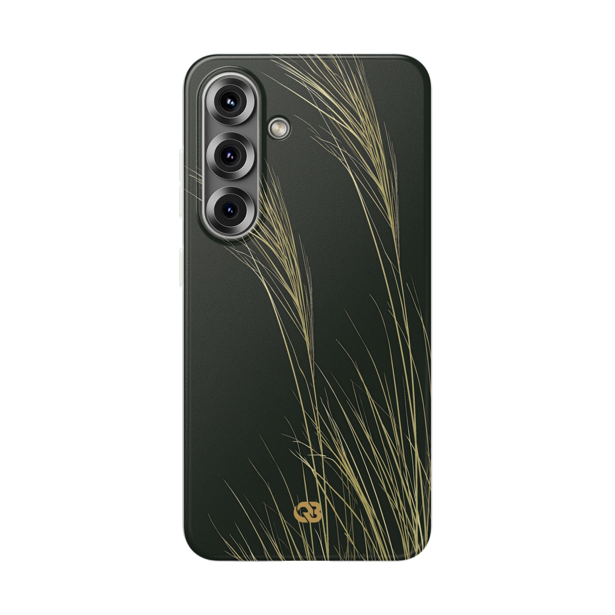 Green Lite Phone Case for Samsung - Midnight Gilded Grass