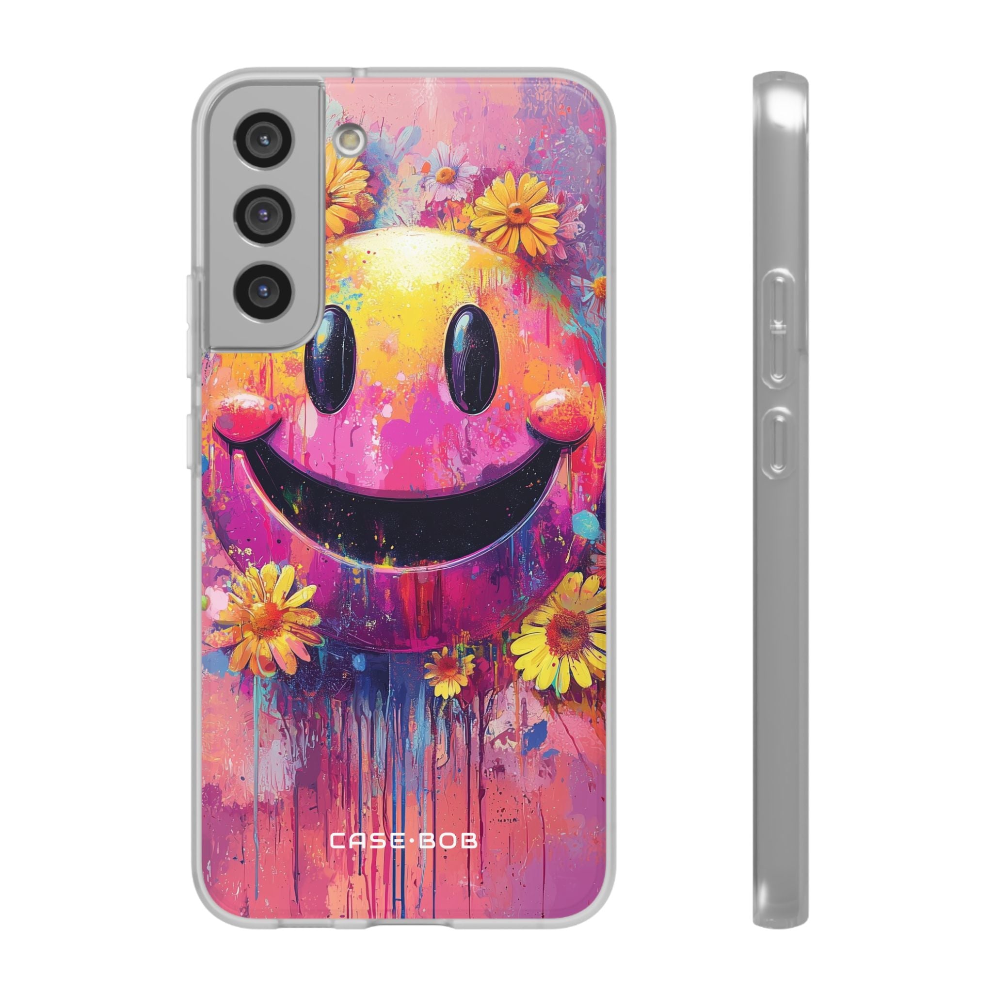 Smiley Bloom Samsung S22 Plus Case - Soft