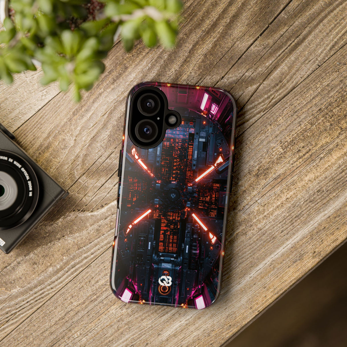 Cybernetic Reactor Core · Tough Phone Case for iPhone · Black