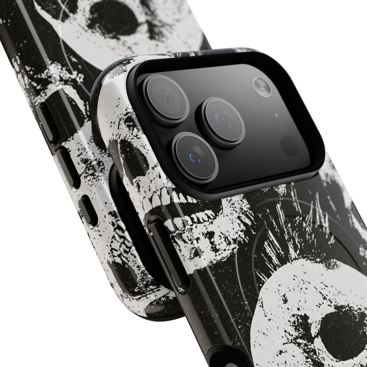 Punk Skull Riot · Tough 2.0 Magnetic Phone Case for iPhone · Black