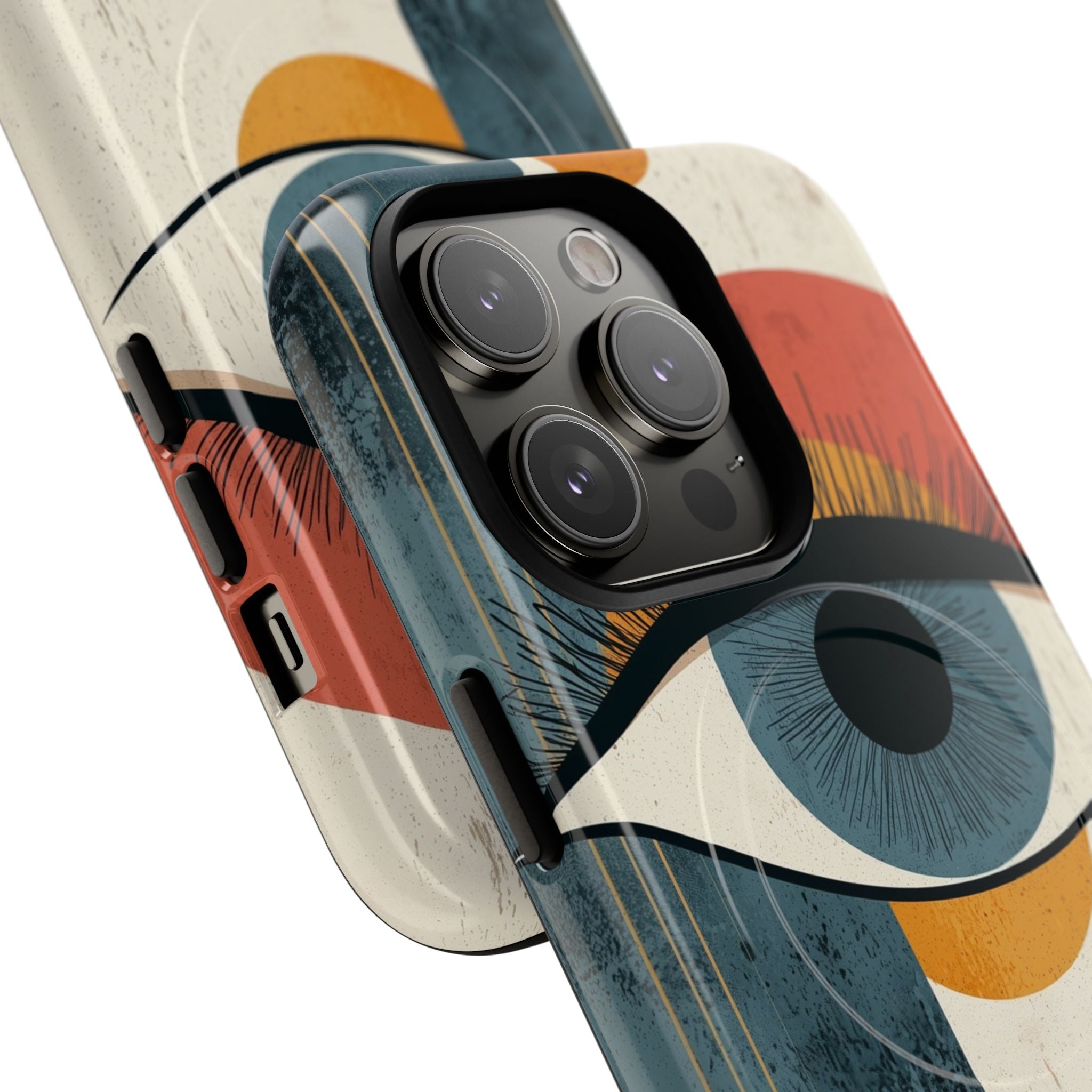 Distressed Azure Ocular · Tough+ Phone Case for iPhone · Magsafe