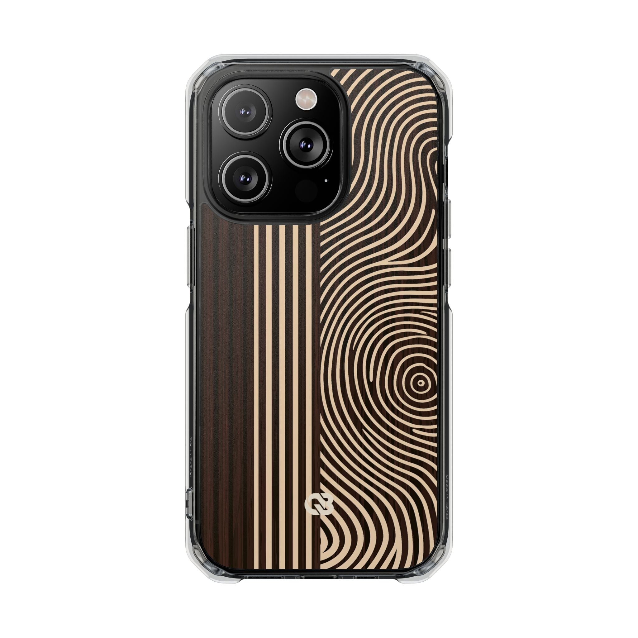 Brown Impact MagSafe Phone Case for iPhone - Espresso Sand Ridge