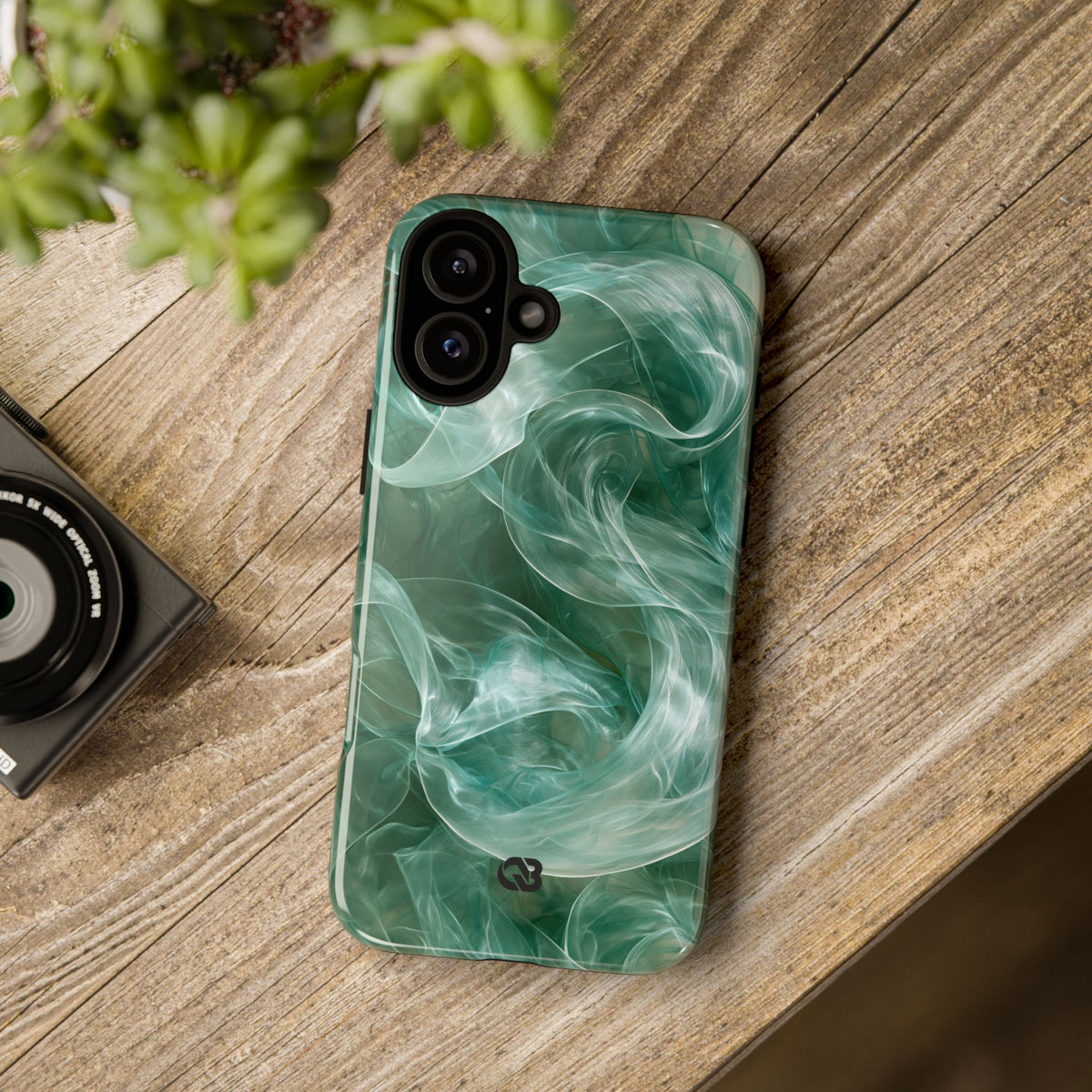 Translucent Aqua Flow · Tough Phone Case for iPhone · Teal
