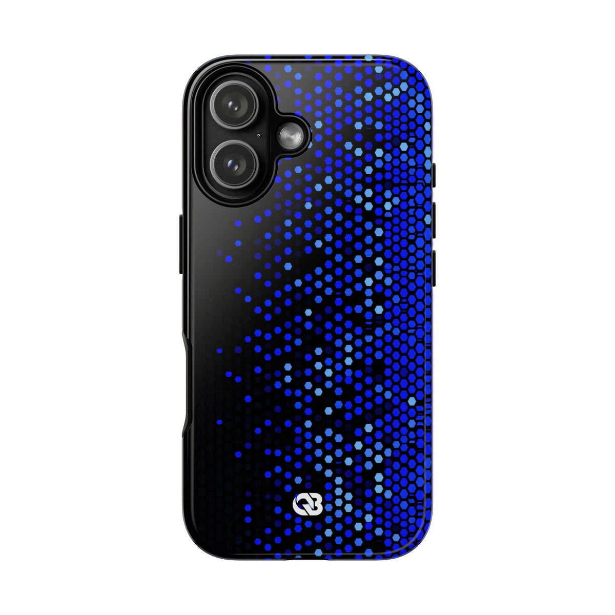 Cobalt Hex Dispersion · Tough Phone Case for iPhone · Blue