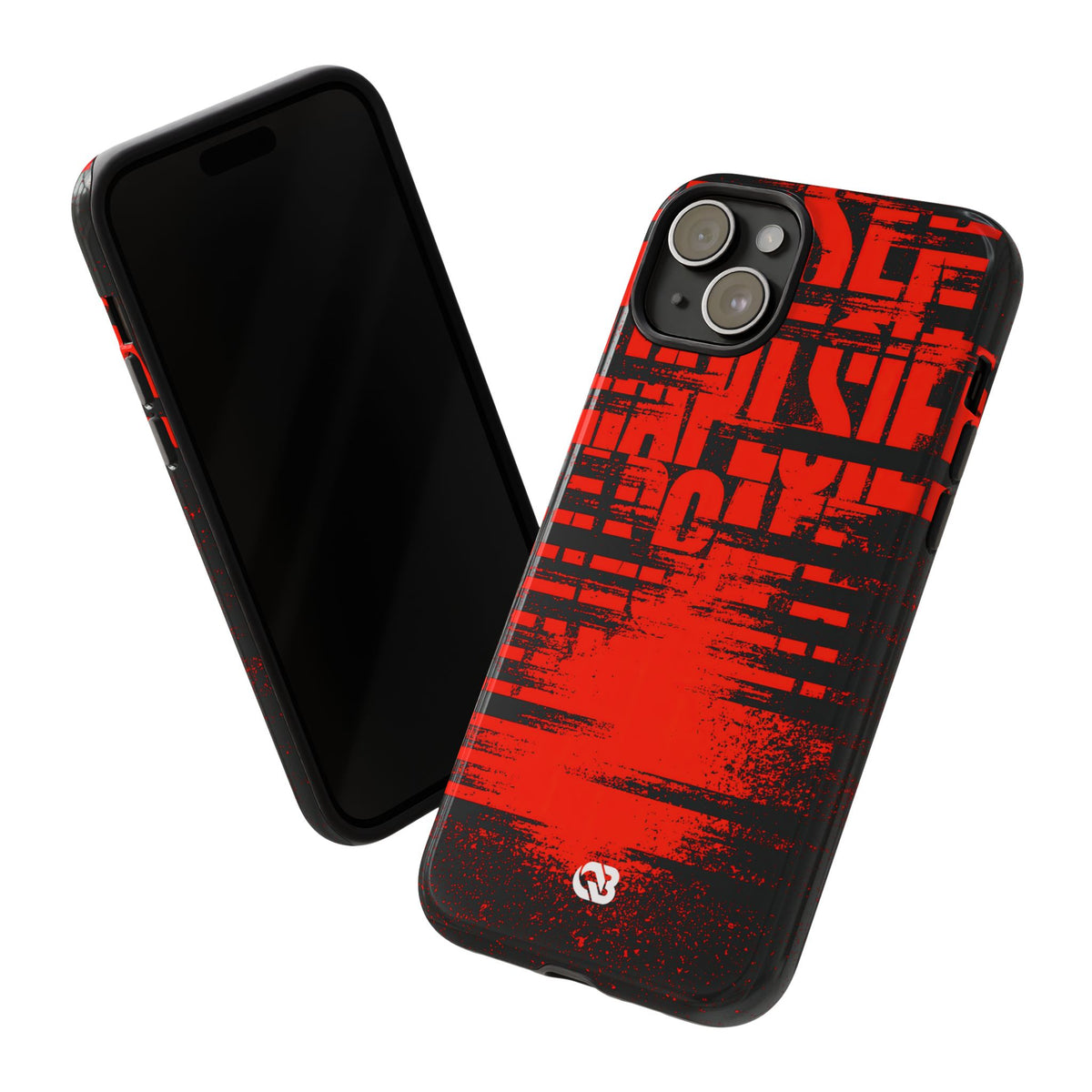 Crimson Redaction · Tough Phone Case for iPhone · Black