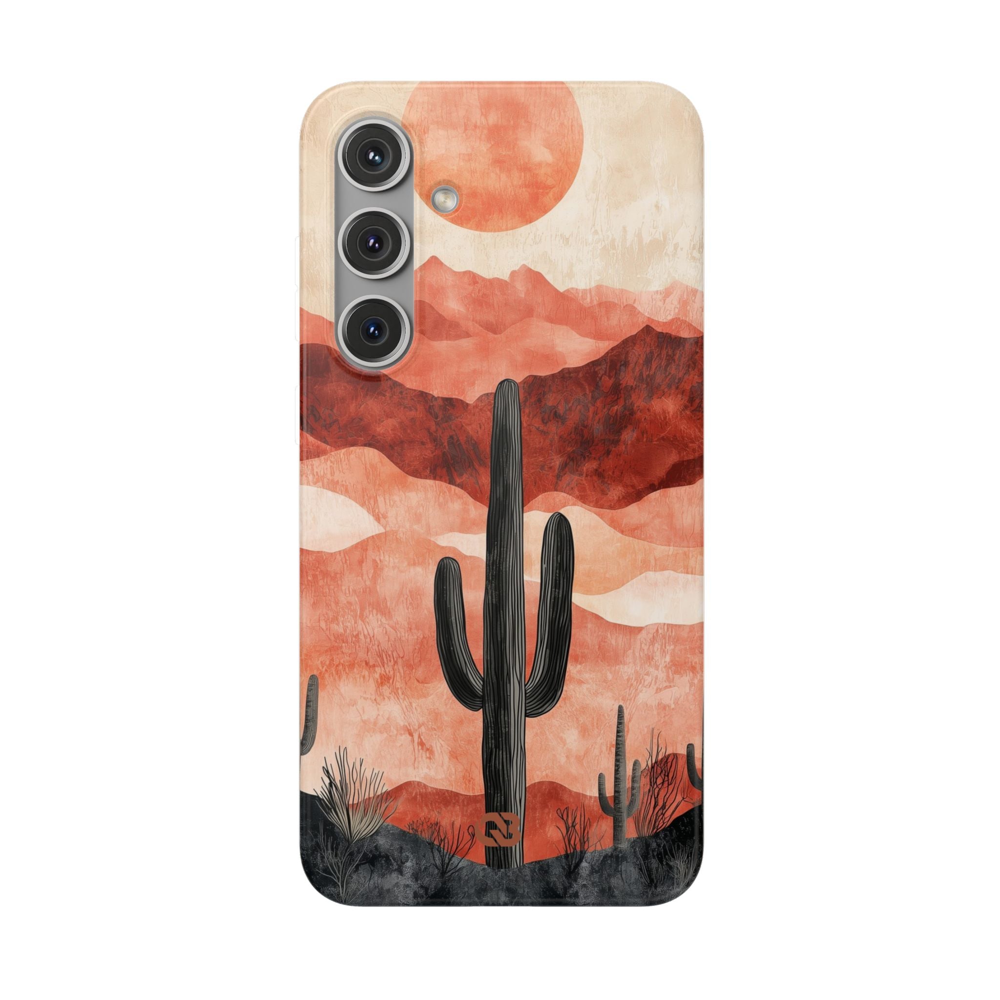 Terracotta Desert Sun · Soft Phone Case for Samsung