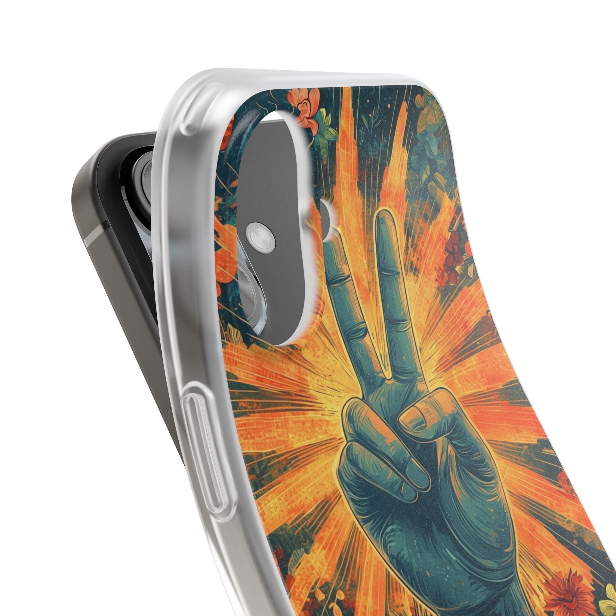Radiant Peace Bloom · Soft Phone Case for iPhone