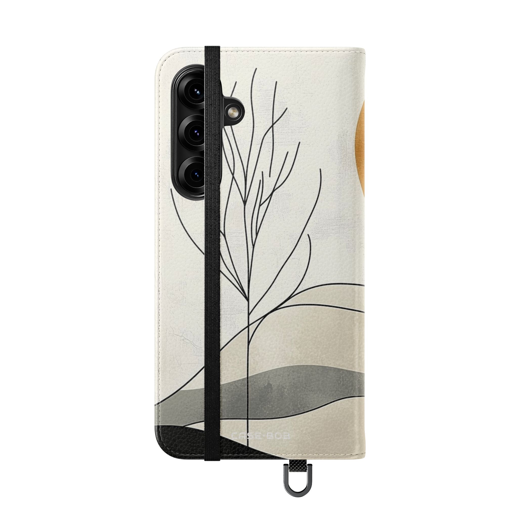 Oranssit Eclipse-puut - Samsung S25+ Case - Lompakko