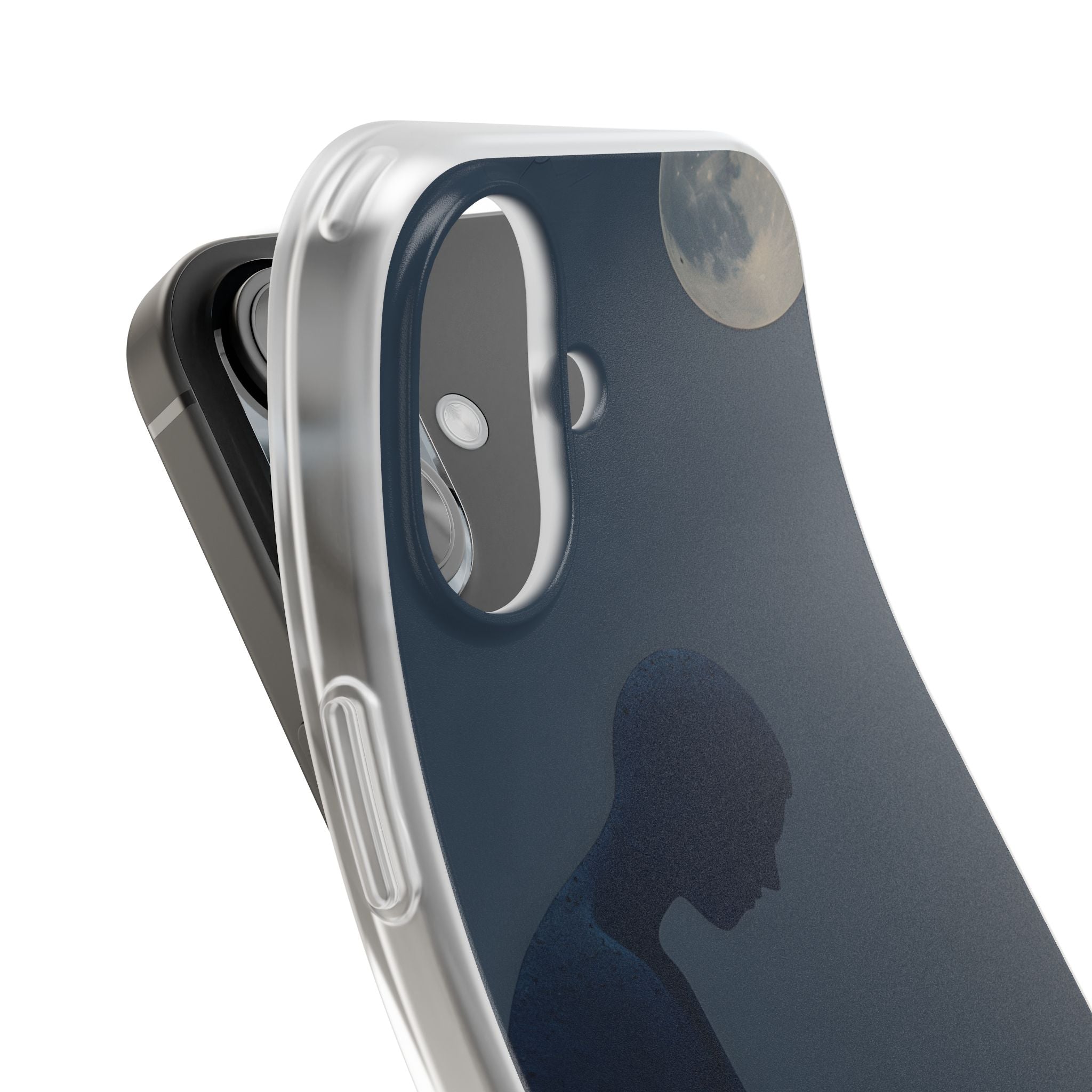 Moonlit Contemplation iPhone 16 Case - Soft