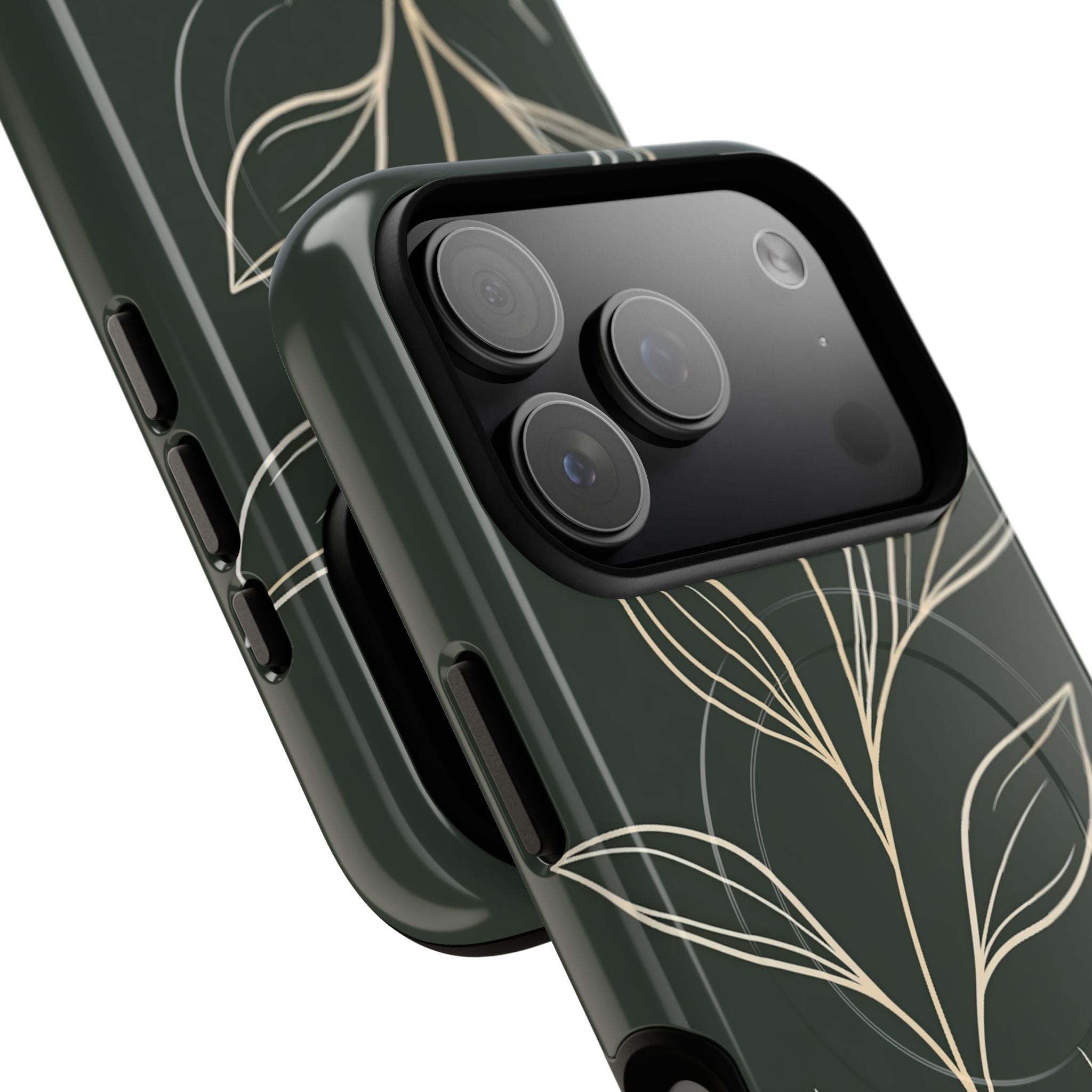 Green Tough 2.0 Magsafe Phone Case for iPhone - Deep Moss Willow