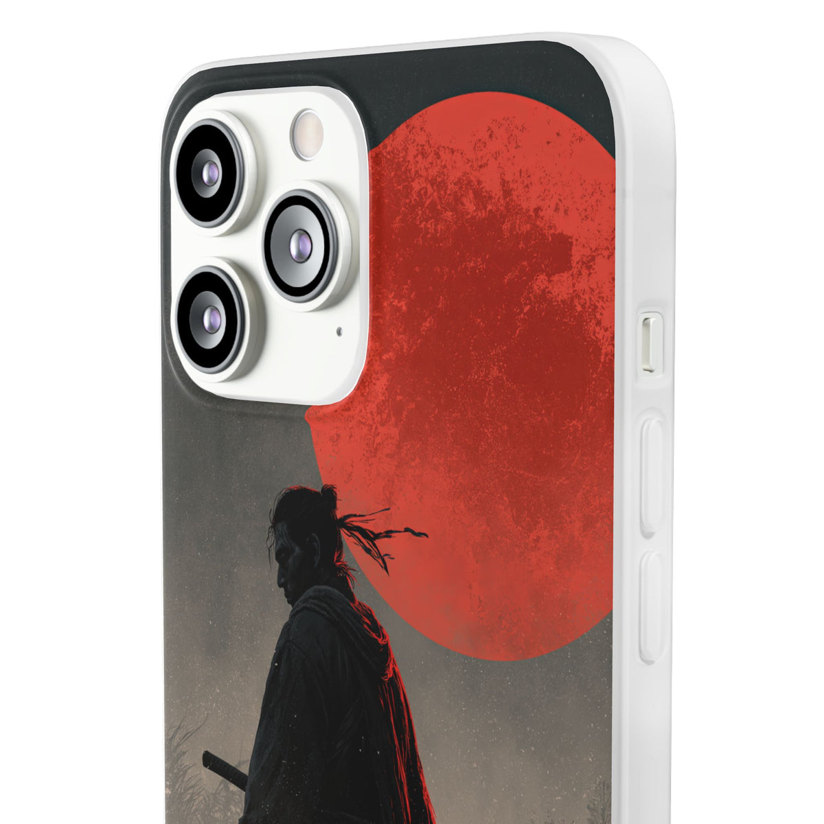 Crimson Moon Ronin · Lite Phone Case for iPhone · Black