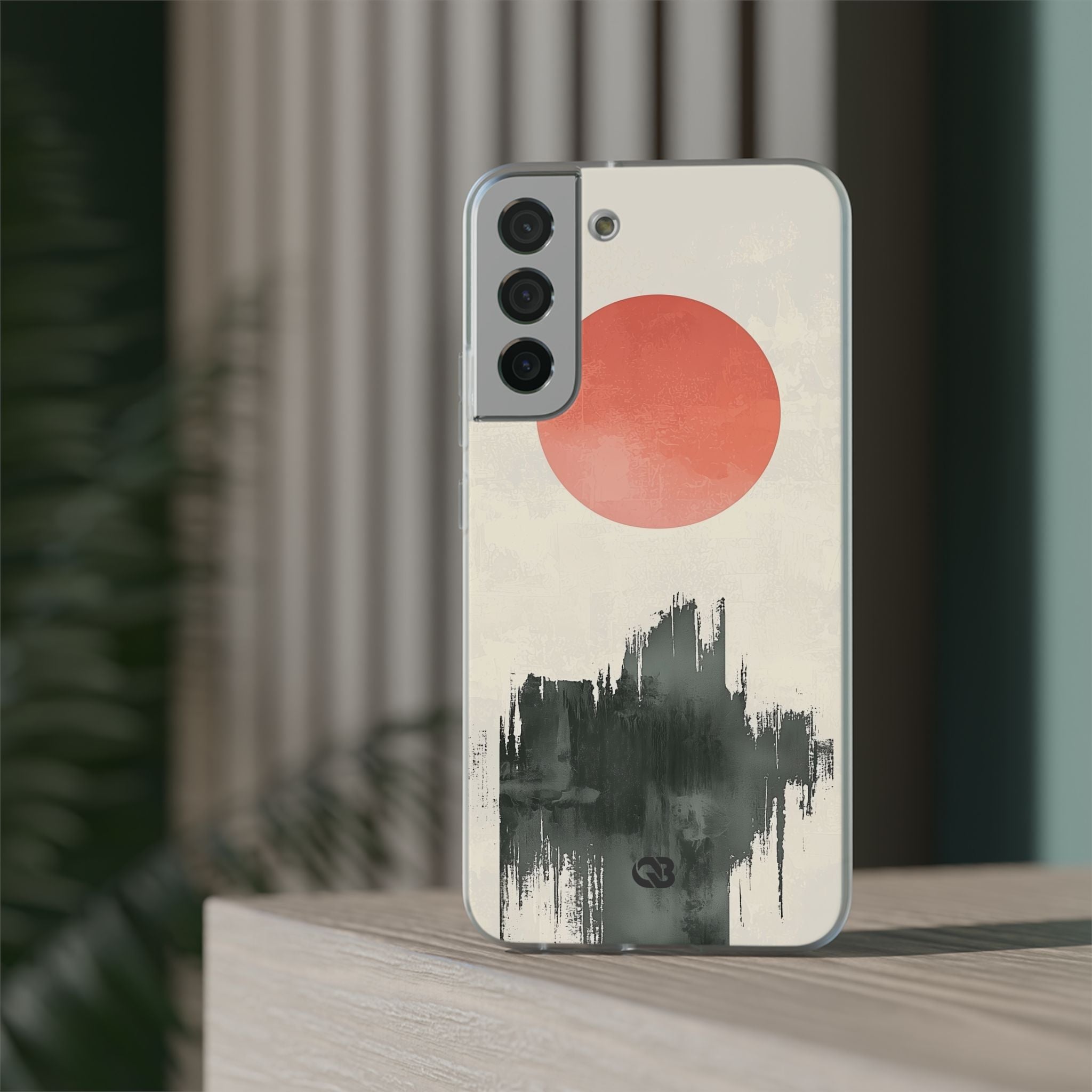 Crimson Sun Strokes · Soft Phone Case for Samsung