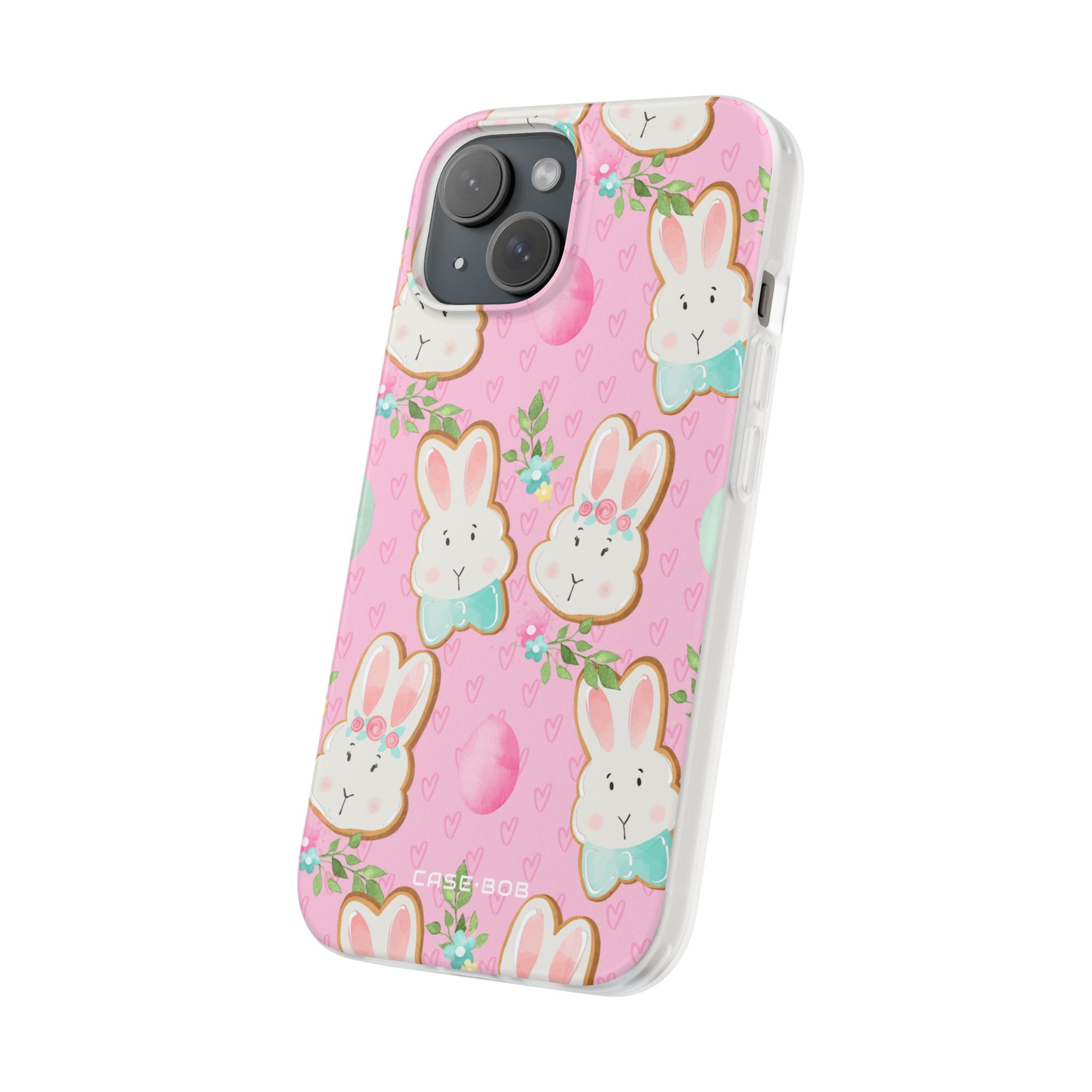 Bunny Blossom iPhone 15 Case - Soft