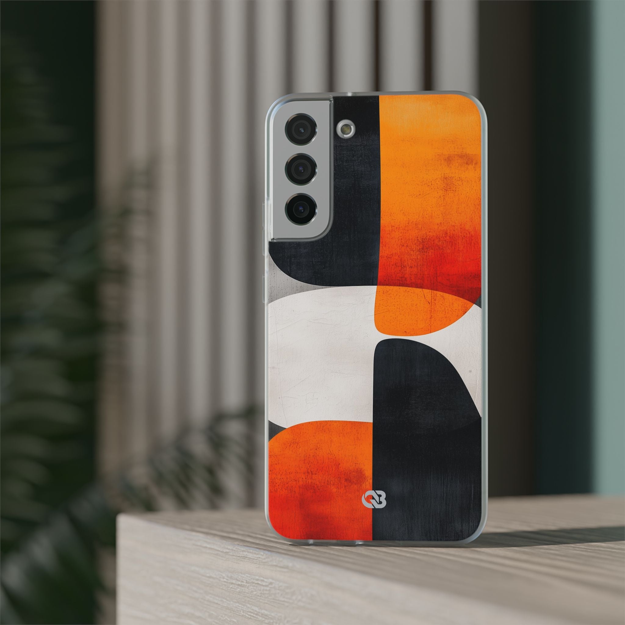 Burnt Amber Flow · Soft Phone Case for Samsung