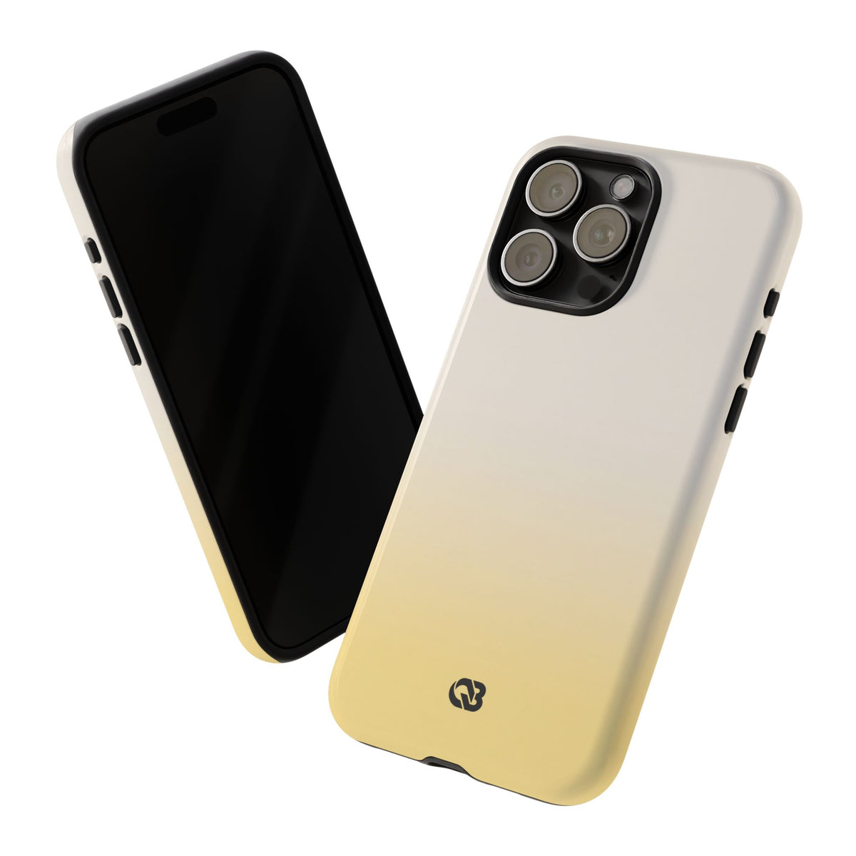 Solar Cream Ombre · Tough Phone Case for iPhone · Yellow