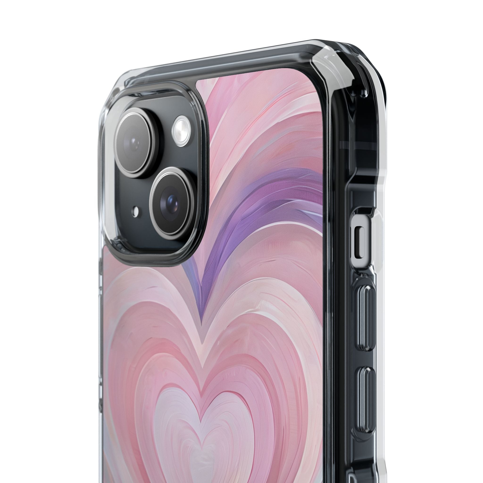 Lavender Pulse Hearts · Impact Magsafe