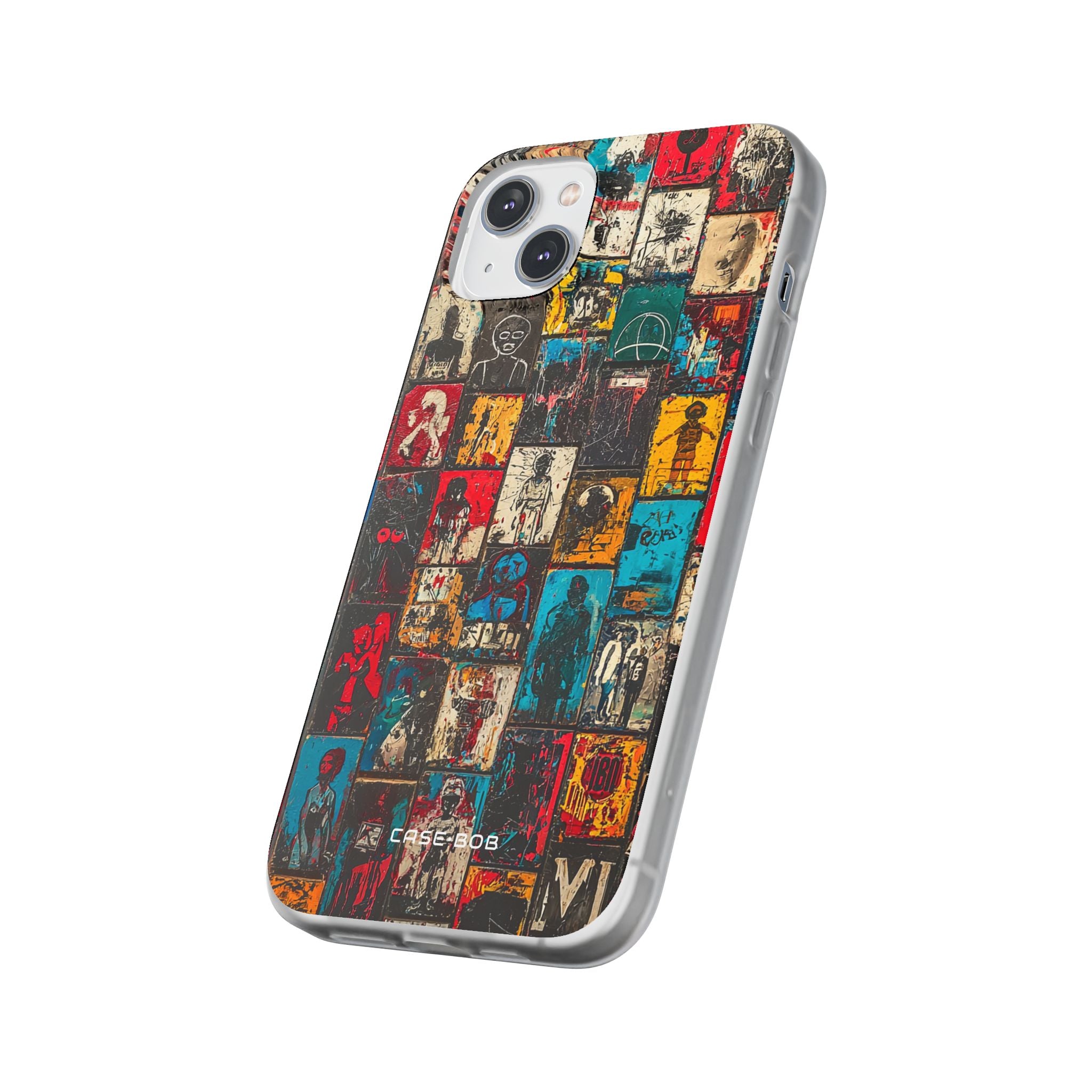 Figured Grid iPhone 14 Plus Case - Soft