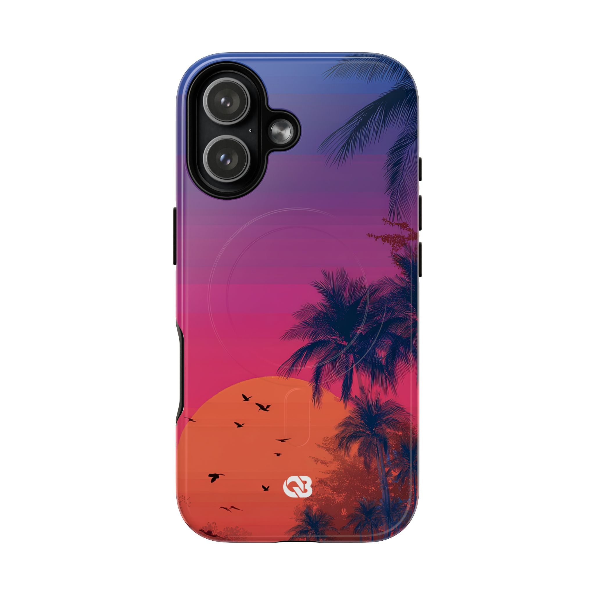 Neon Horizon Palms · Tough+ Telefoncover til iPhone · Magsafe