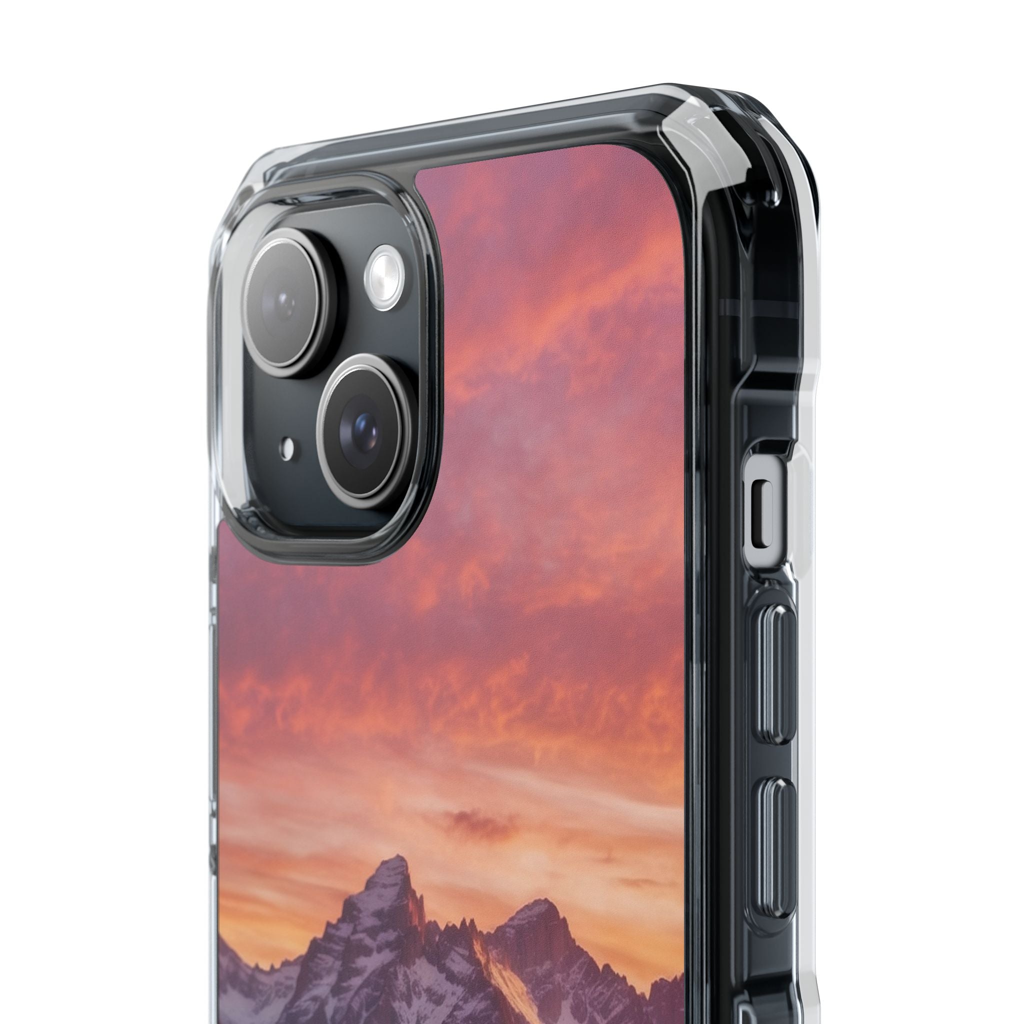 Snowy Peak Glow iPhone 15 Case - Impact