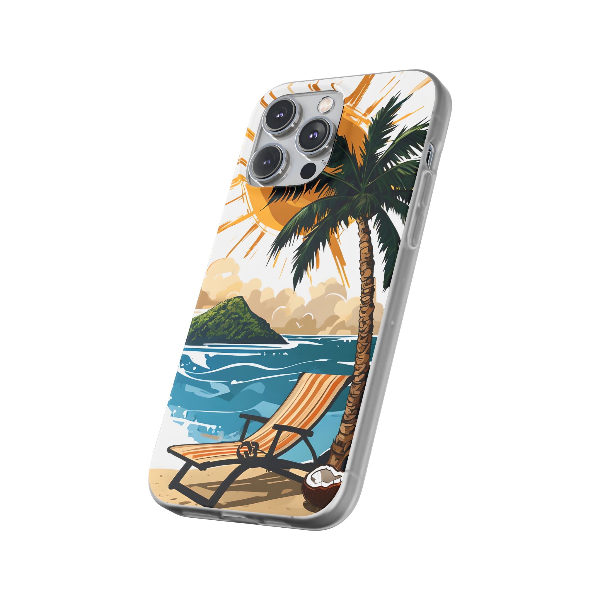 Radiant Coast Solitude · Soft Custodia per iPhone