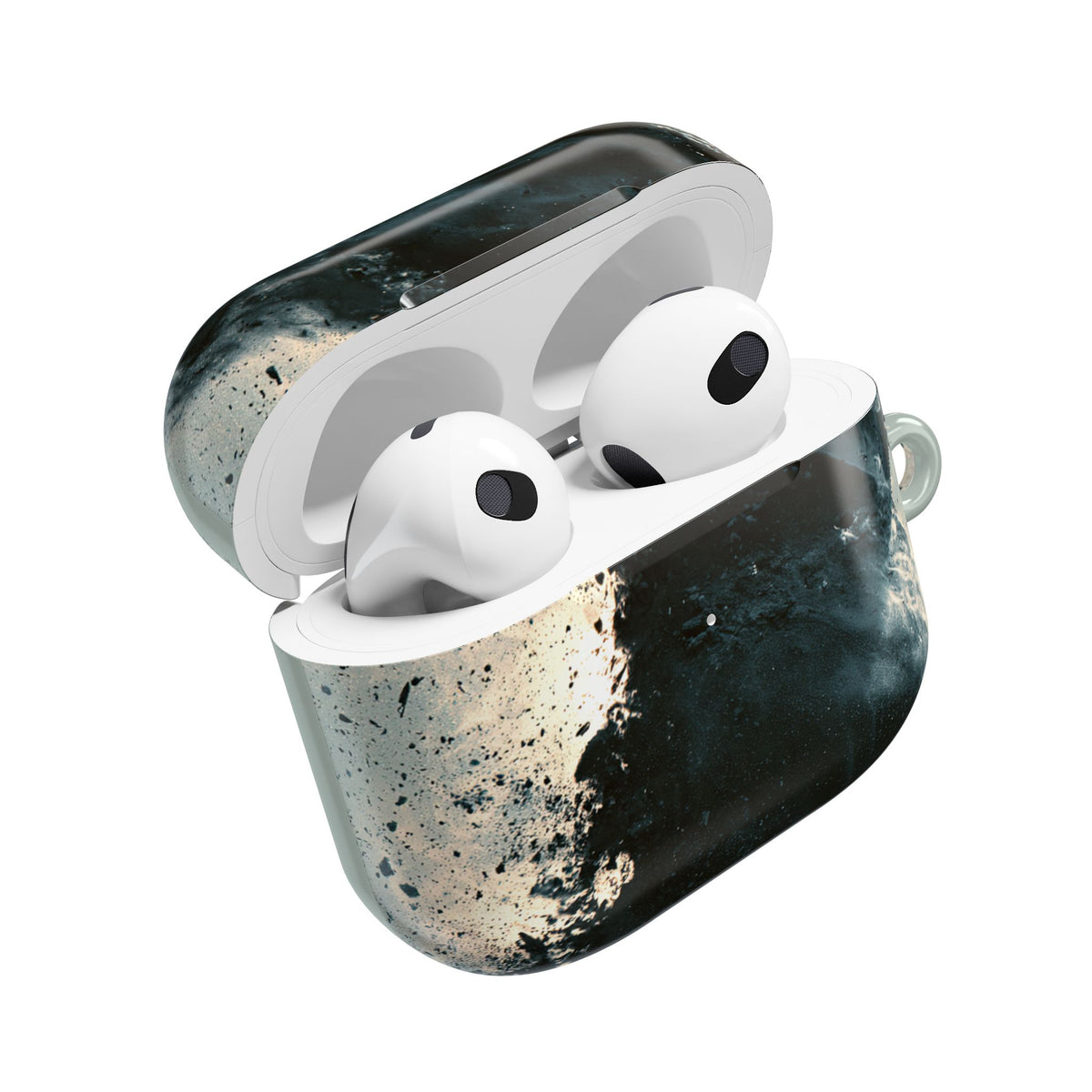 Ashen Dissolution · Hard Case for AirPods & AirPods Pro · Black
