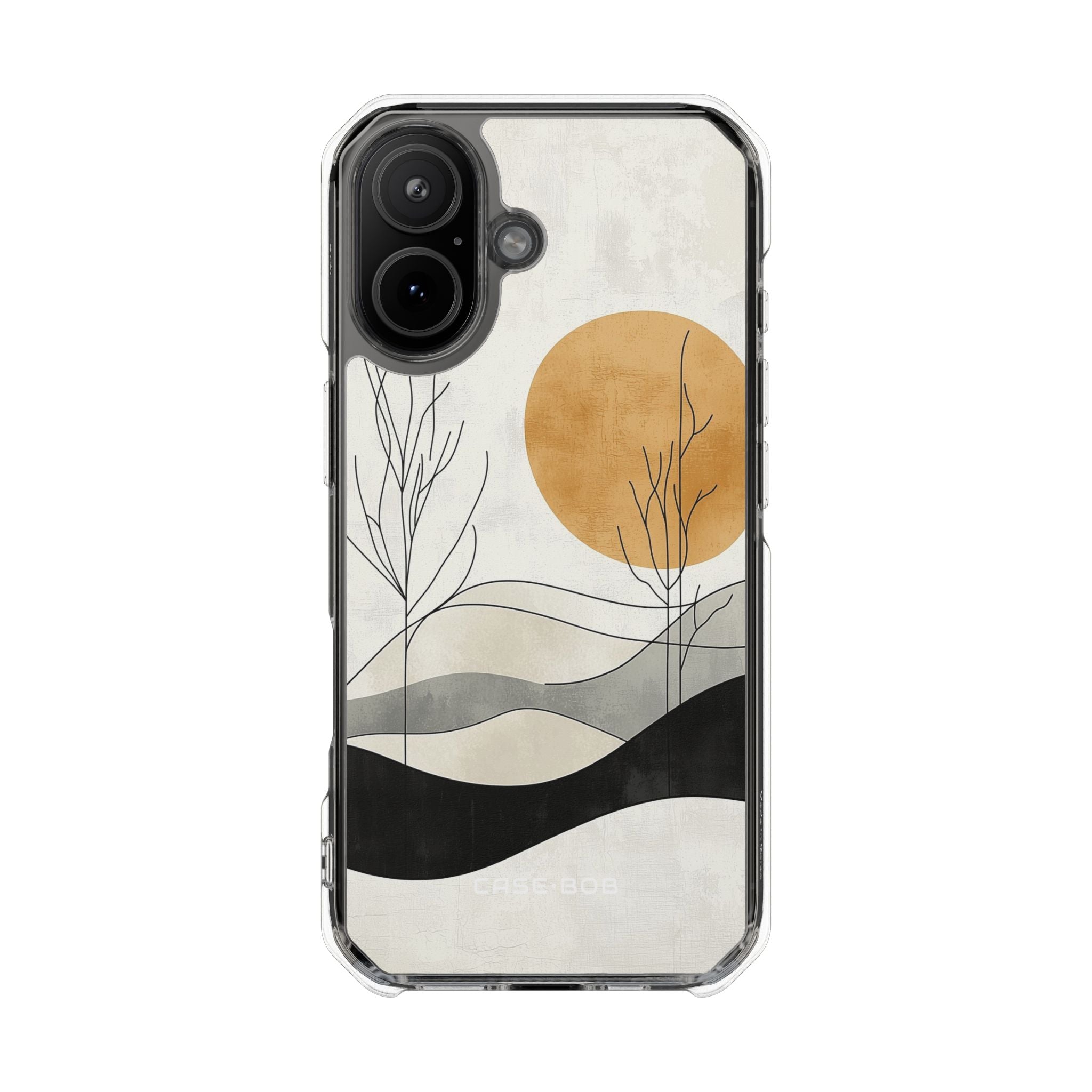 Orange Orbit iPhone 17 Case - Impact