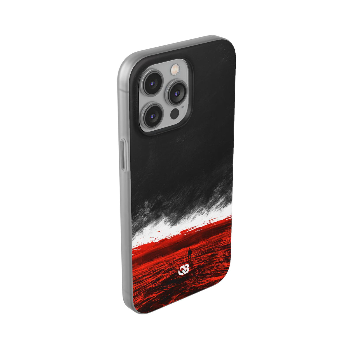 Crimson Horizon · Lite Phone Case for iPhone · Black