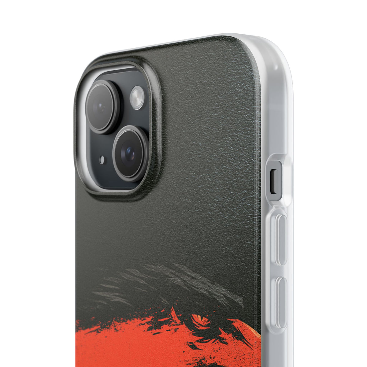 Crimson Raptor Noir · Lite Phone Case for iPhone · Black