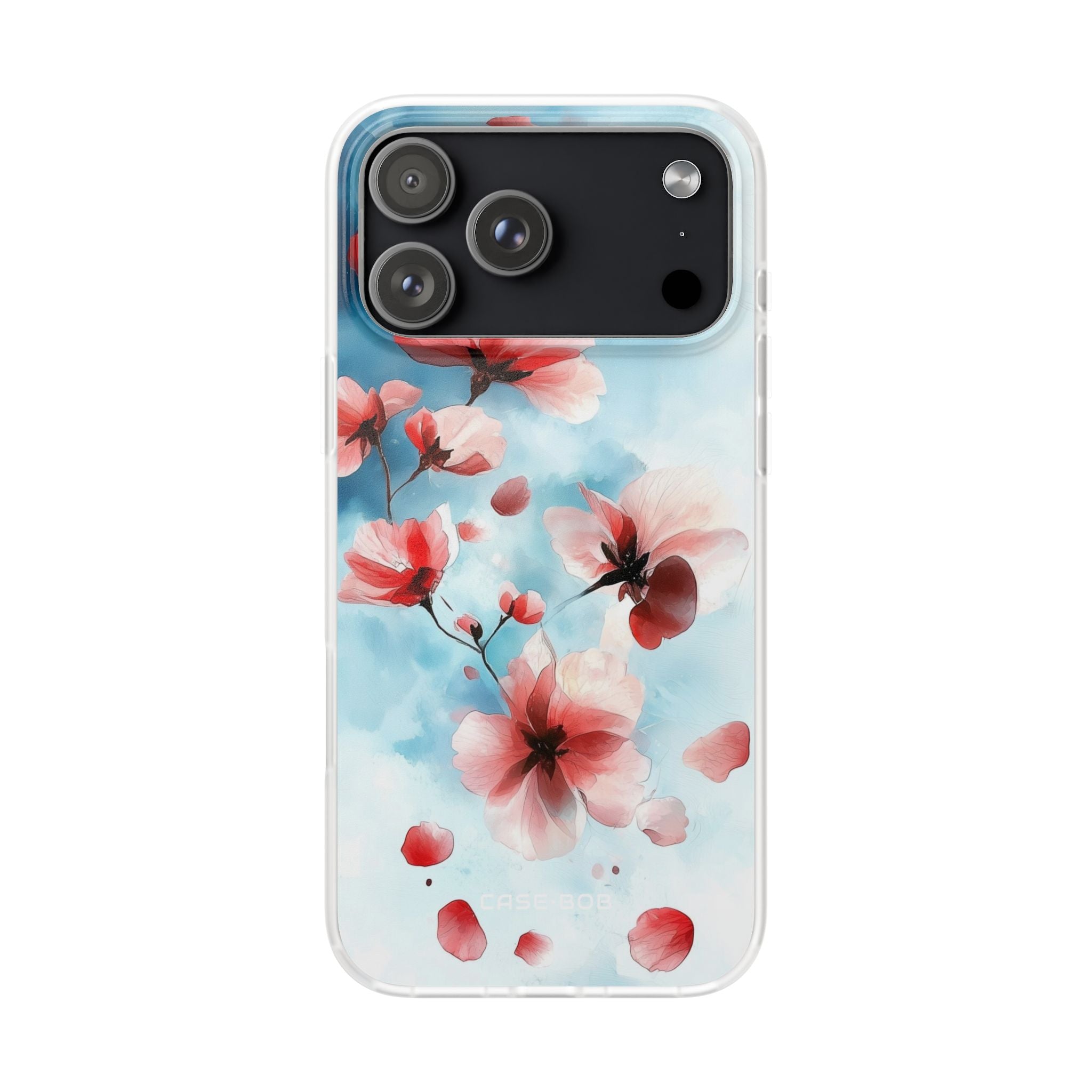 Pink Blossom Drift iPhone 17 Pro Max Case - Soft - CASE•BOB