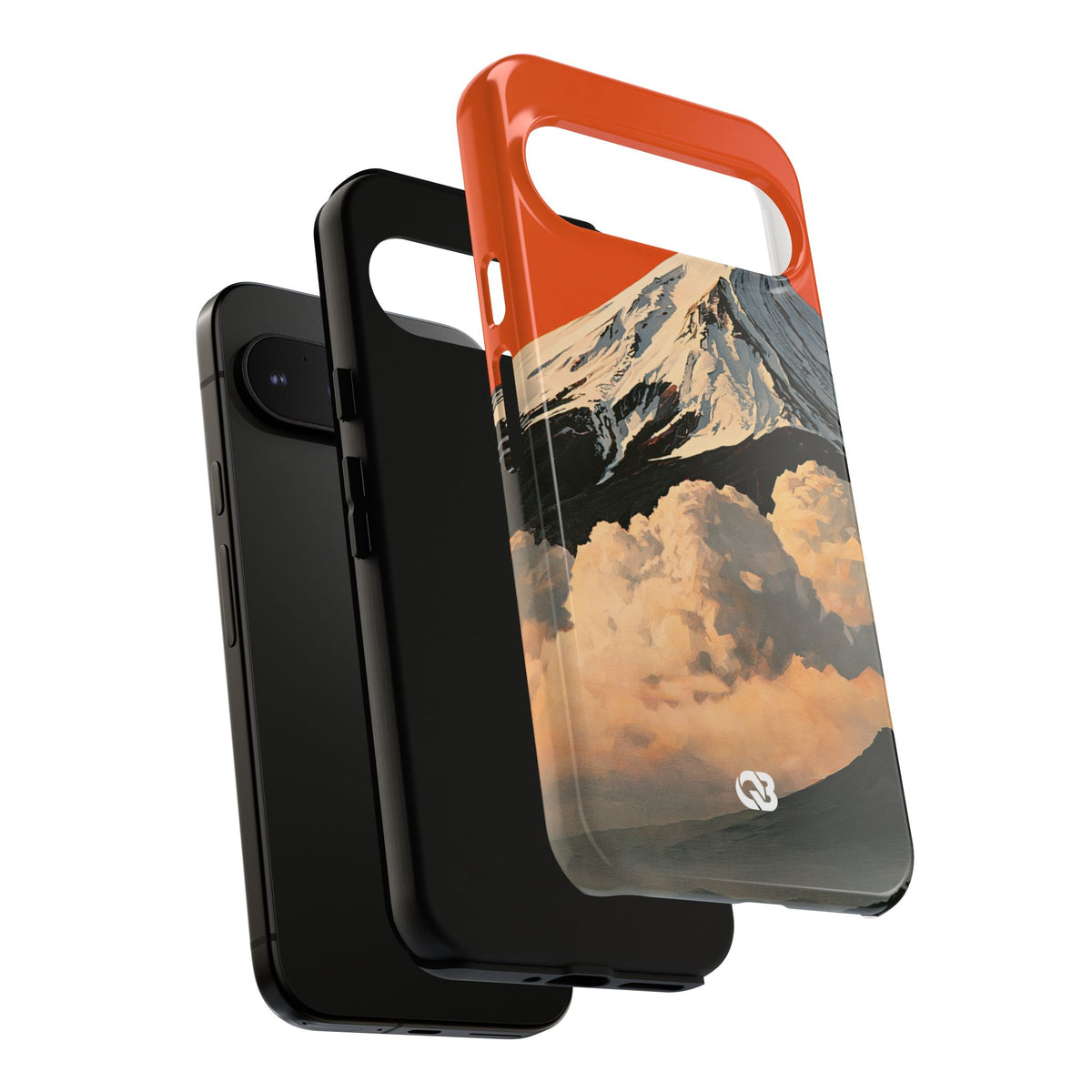 Sacred Peak Fuji · Tough Phone Case for Pixel · Orange